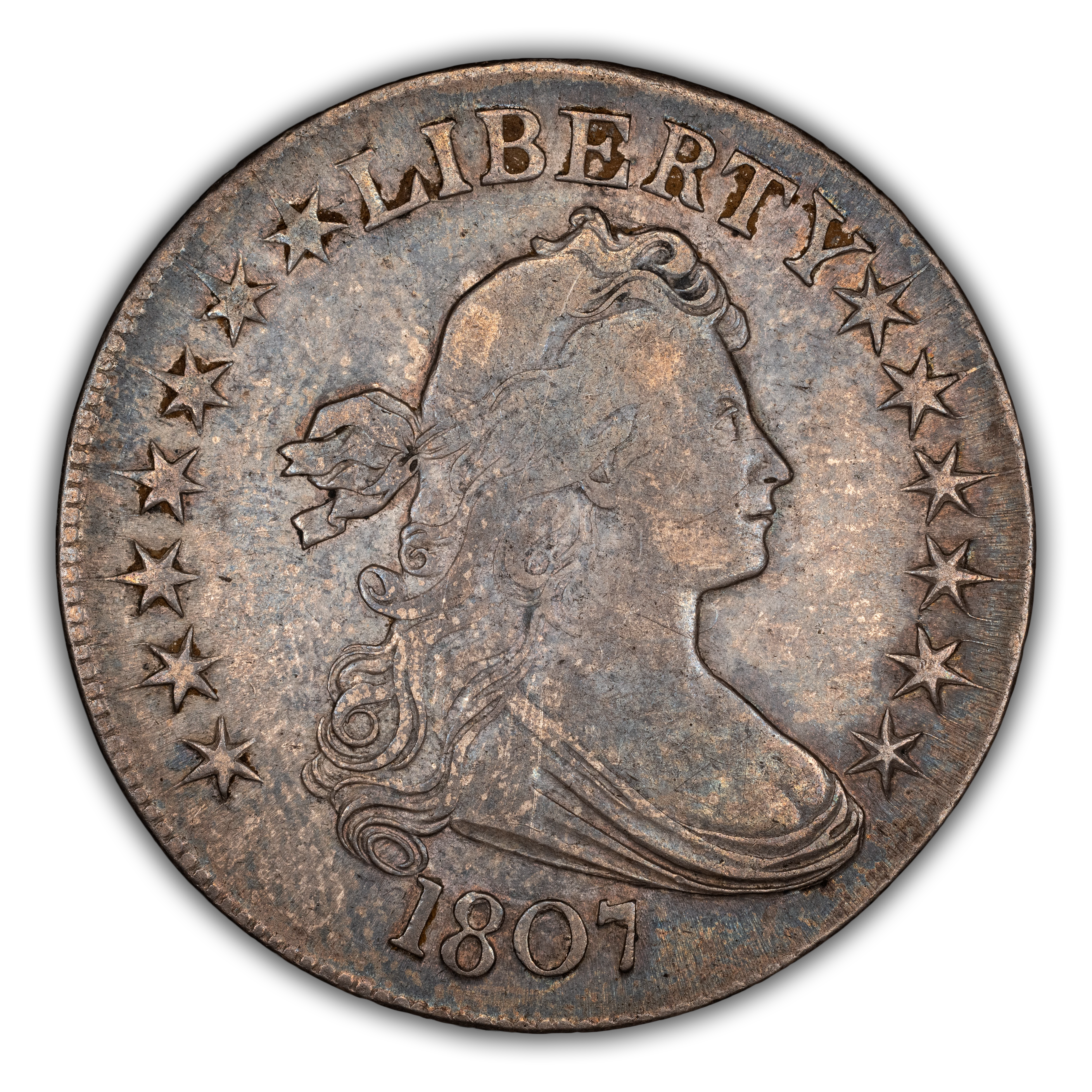 1807 50c Draped Bust MS