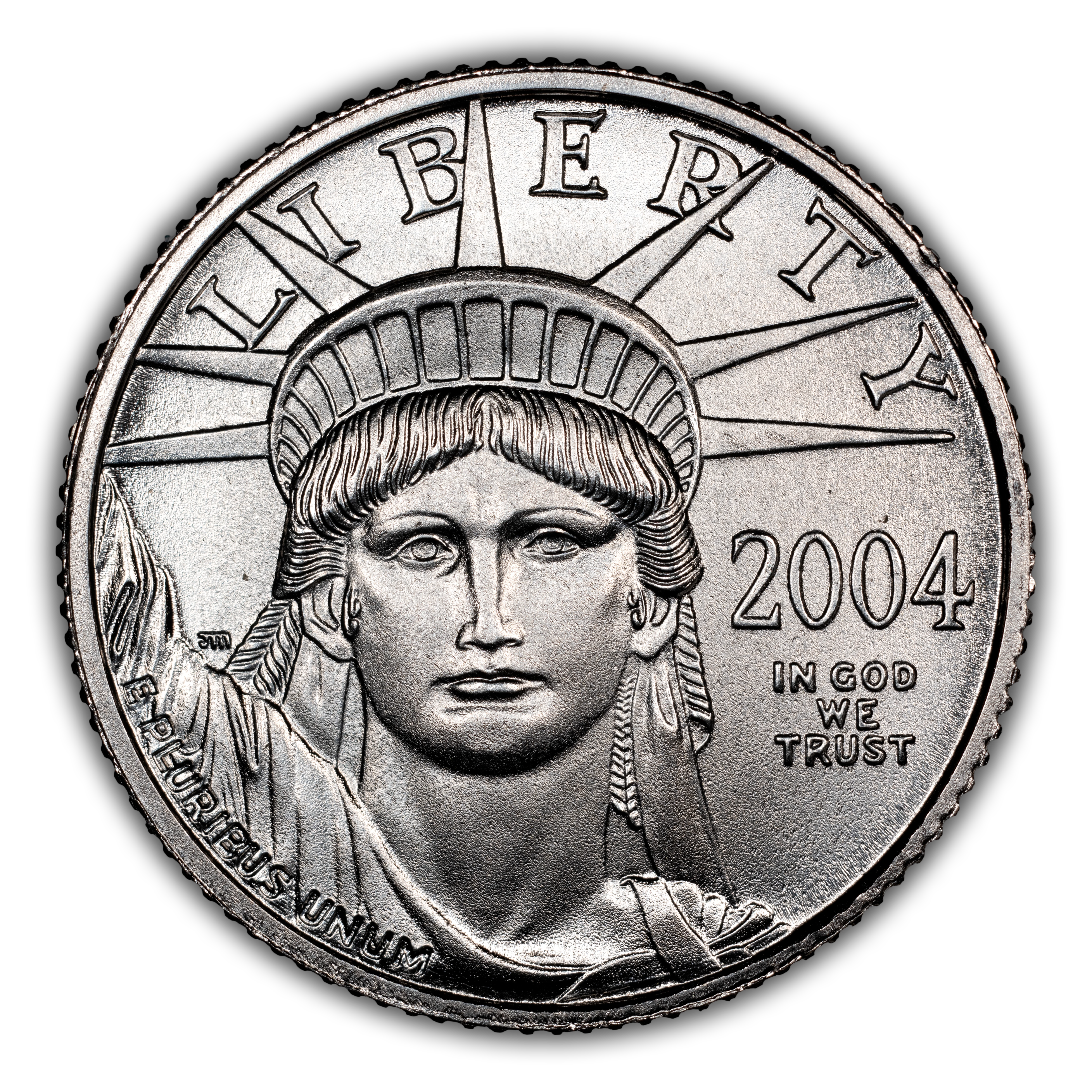 2004 $10 Platinum Eagle MS
