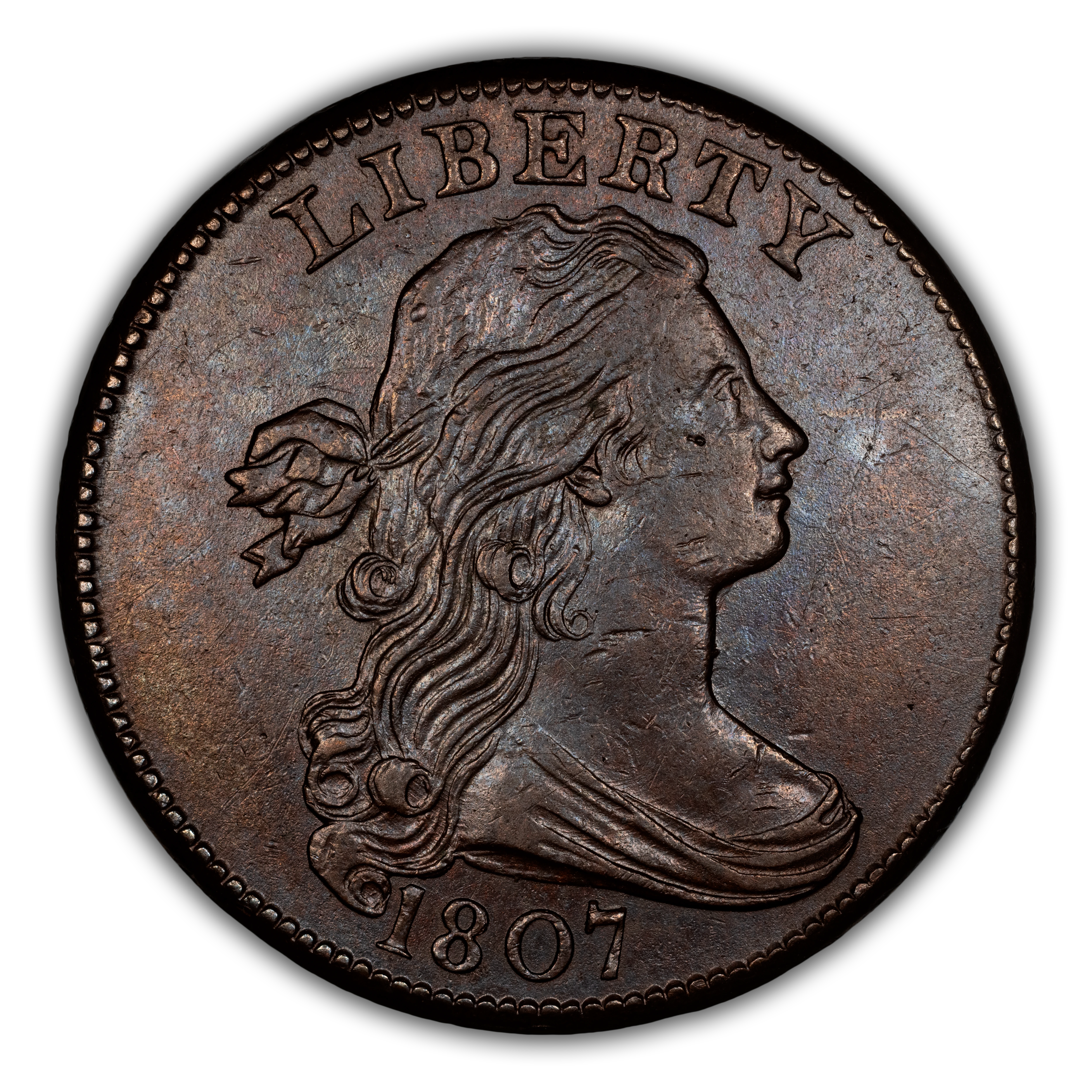 1807 1c Small Fraction, S-274 MS BN