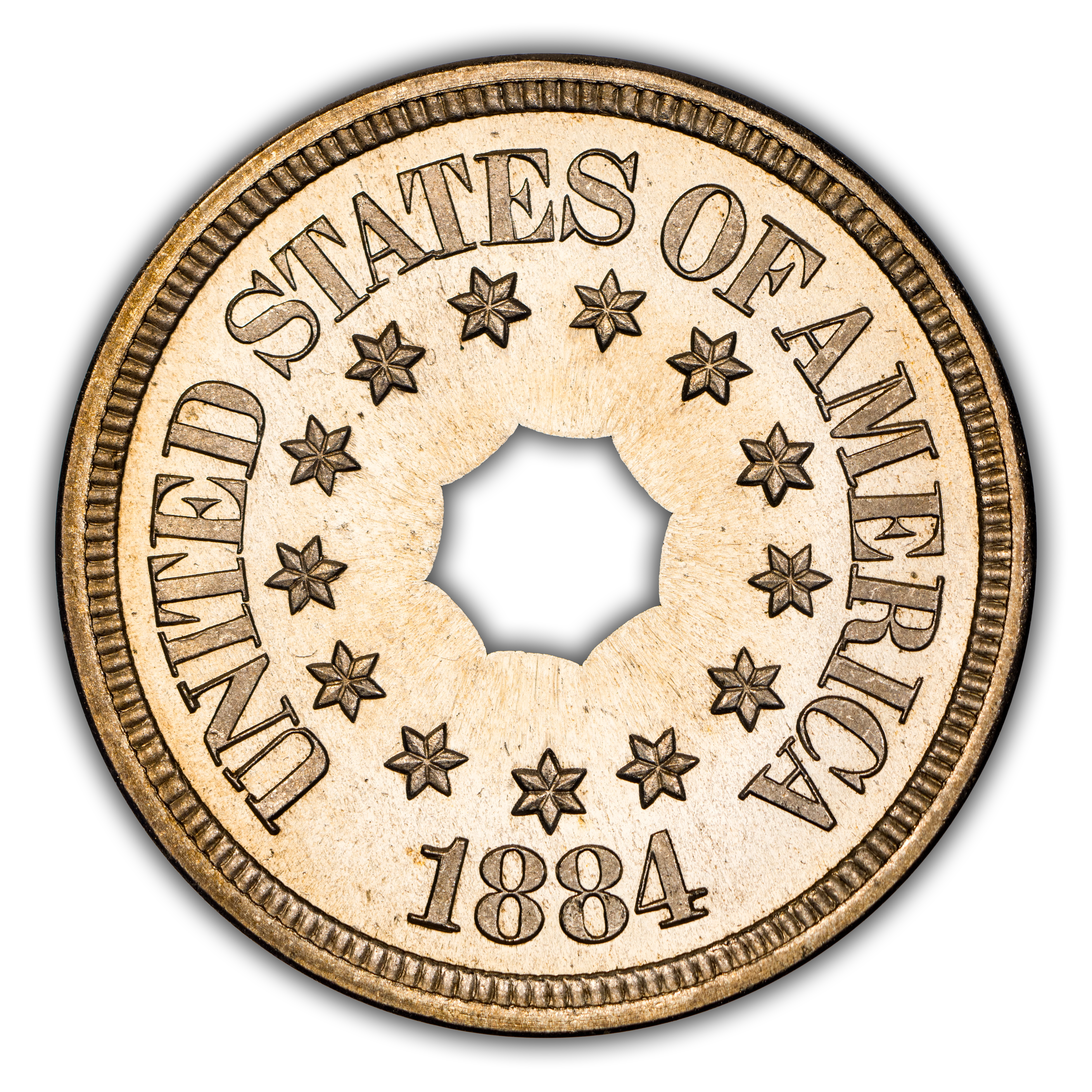 1884 P5c Nickel, J-1724 PR CAM