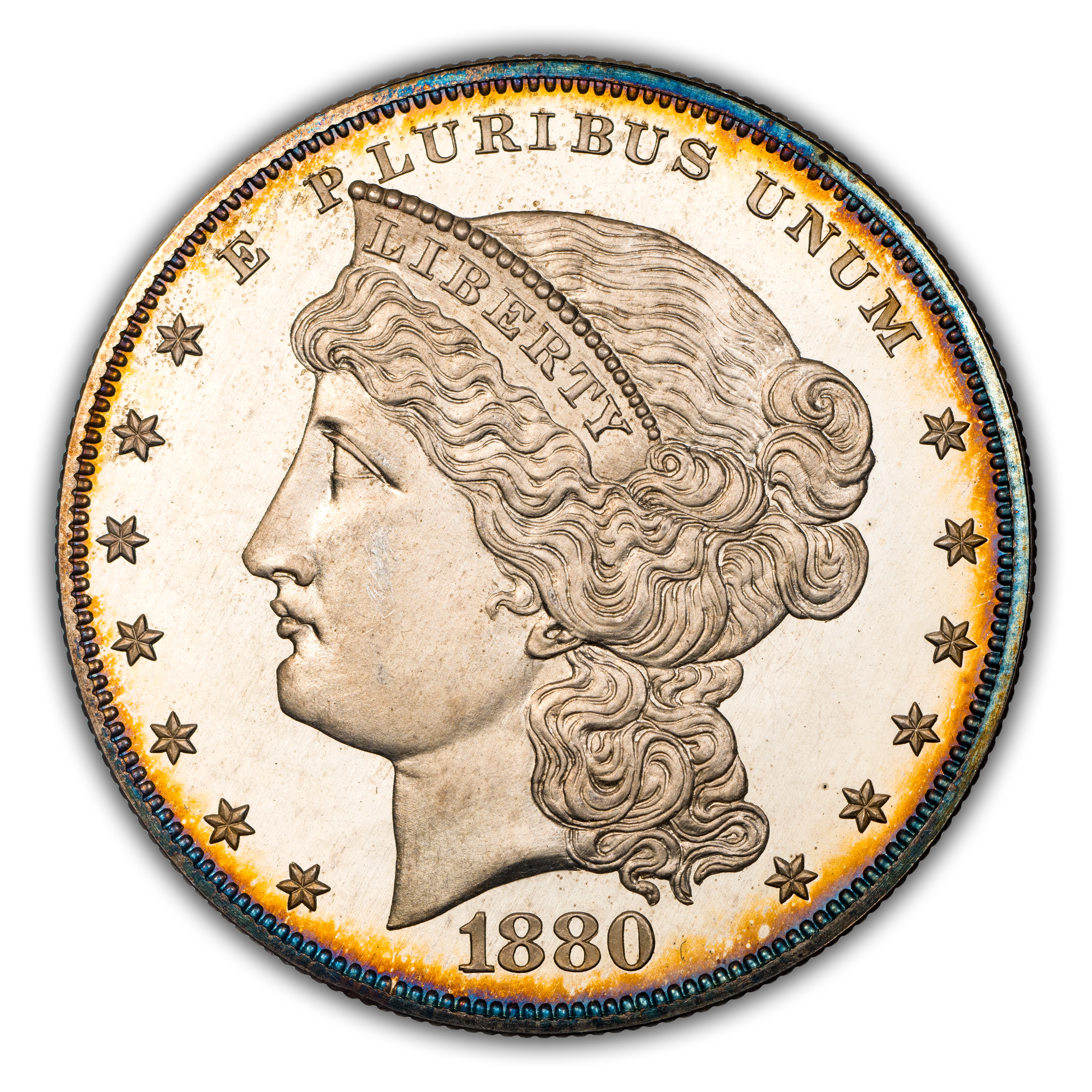 1880 P$1 Goloid, J-1645 PR CAM