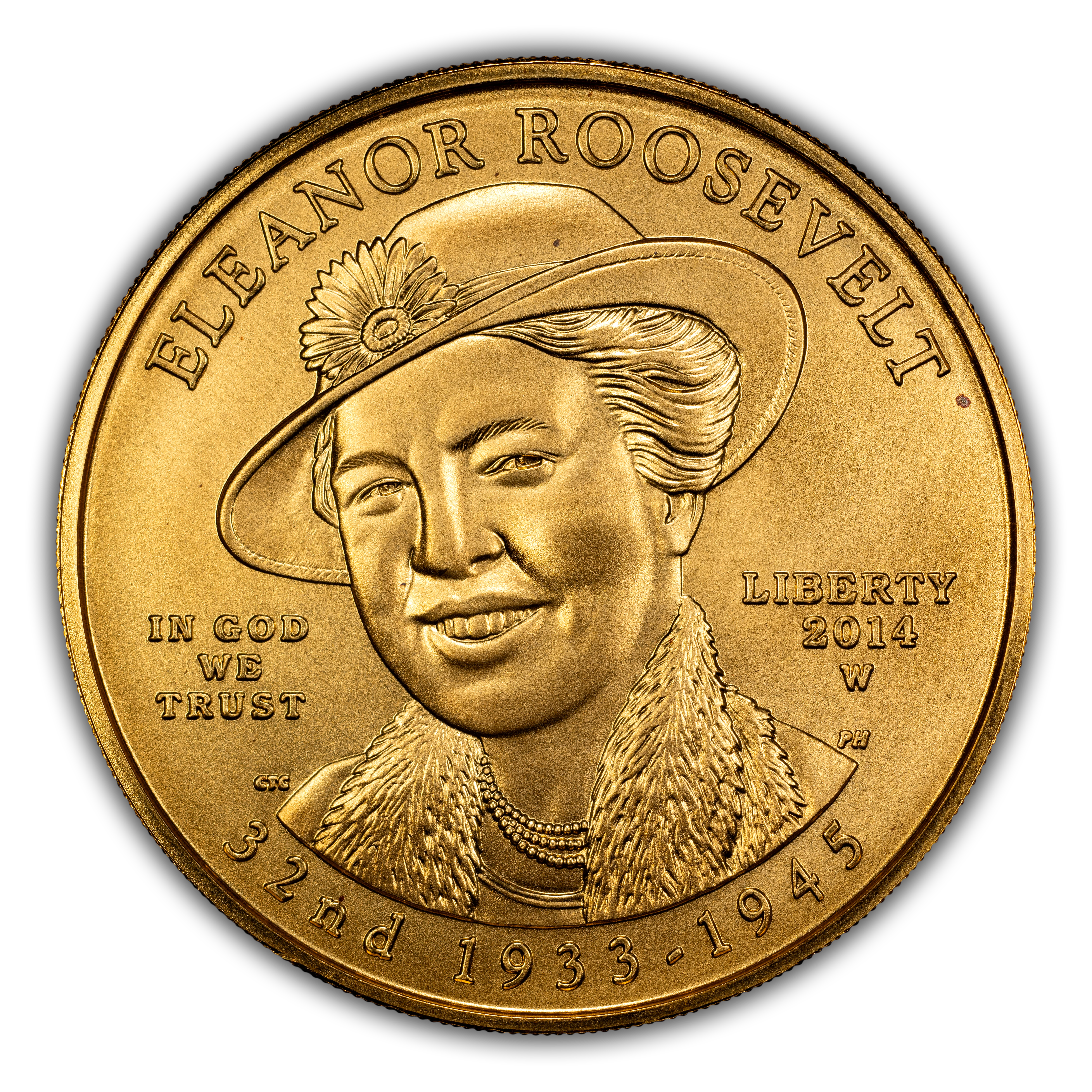 2014-W G$10 Eleanor Roosevelt MS