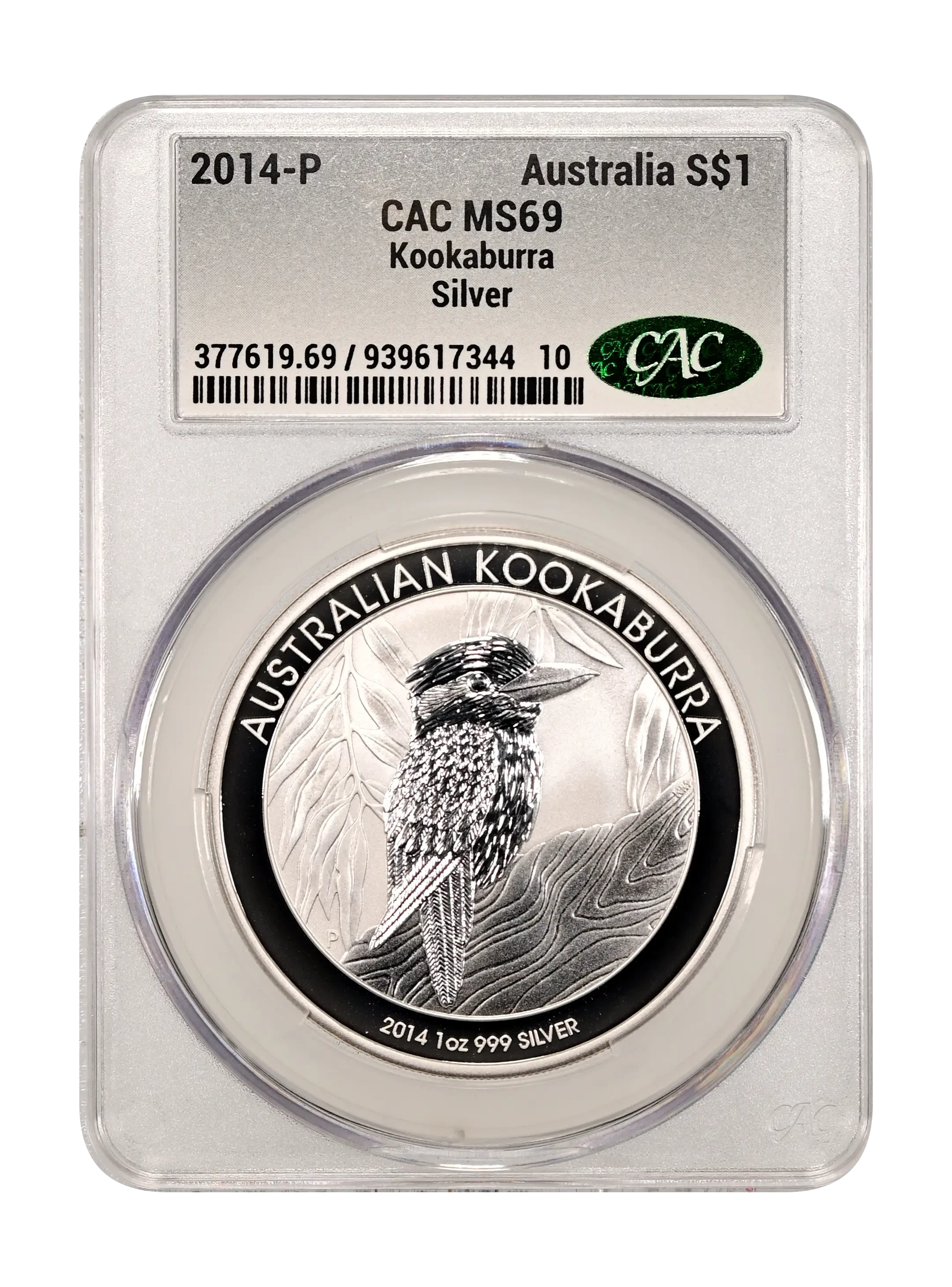 Australia 2014 $1 Kookaburra, 1 Ounce Silver Coin Values & Prices