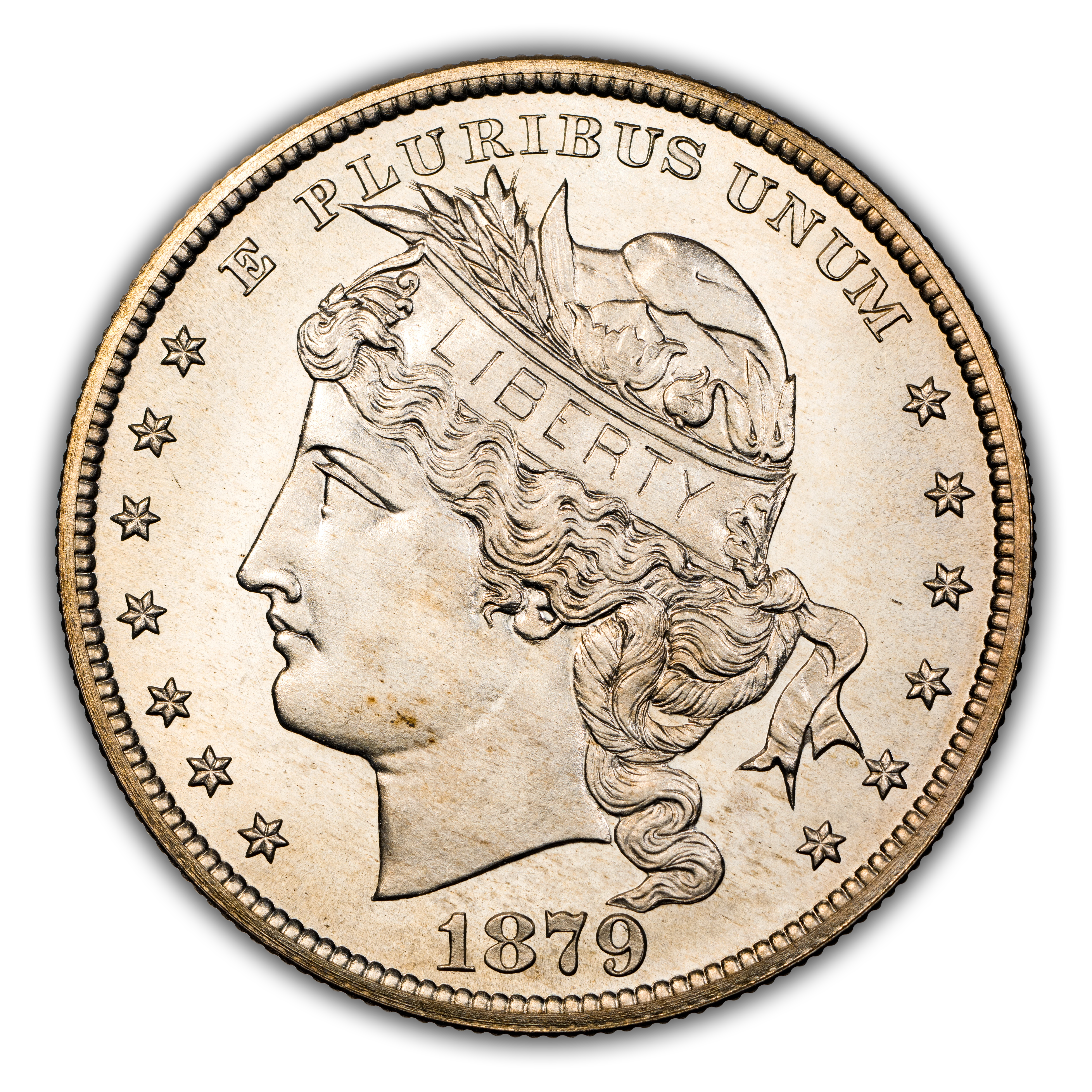 1879 P$1 Metric Dollar, Goloid, J-1626 PR