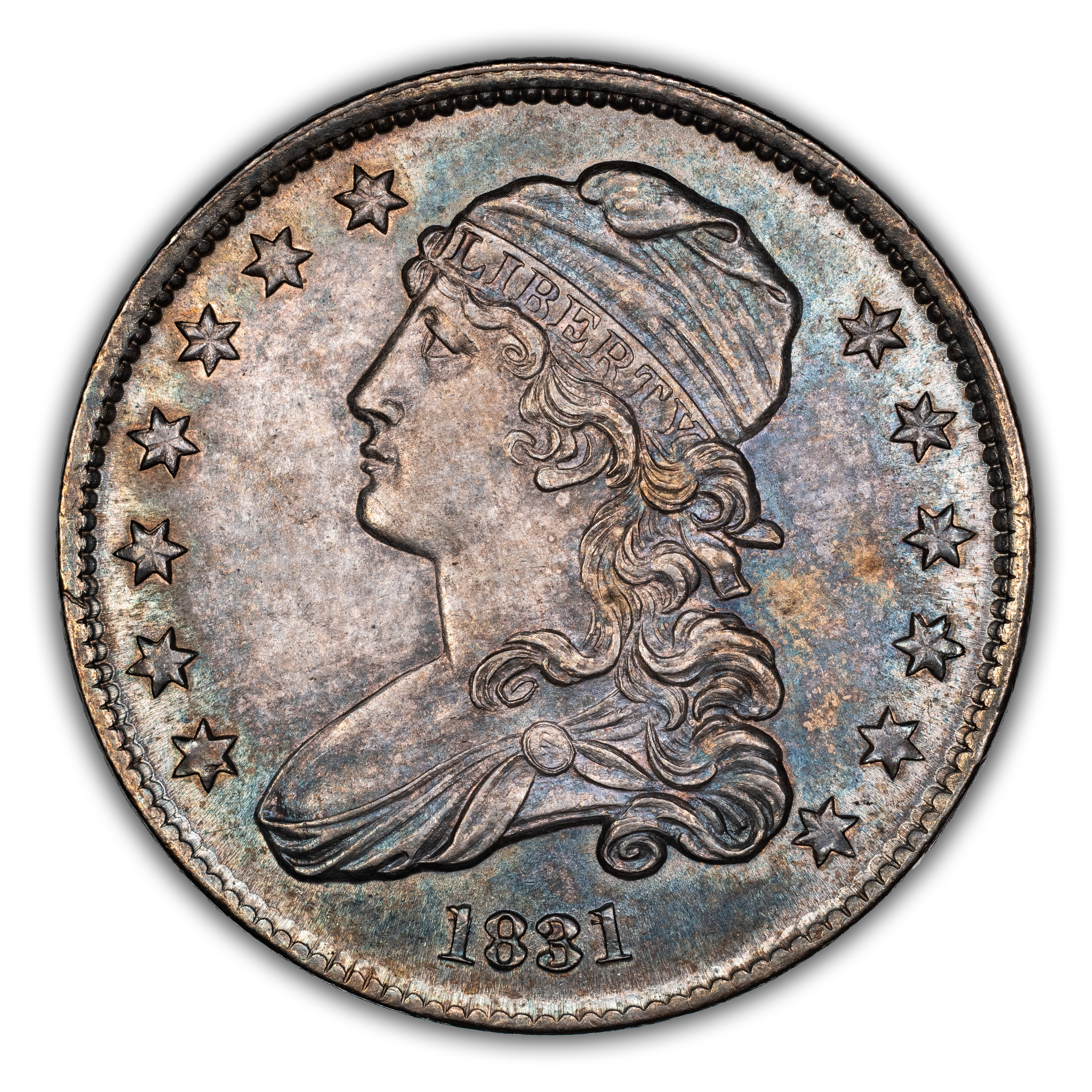 1831 25c Large Letters MS