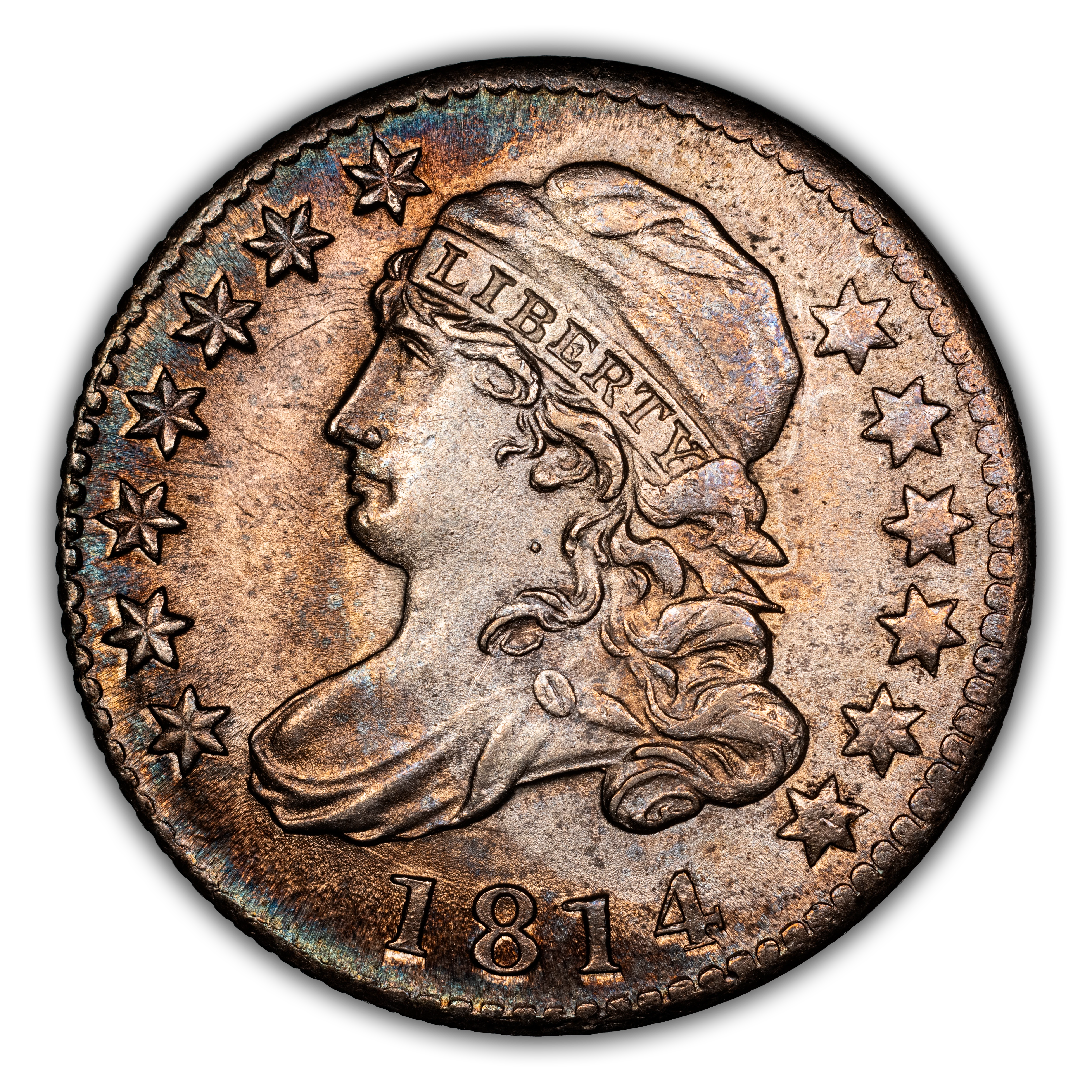 1814 10c Large Date MS