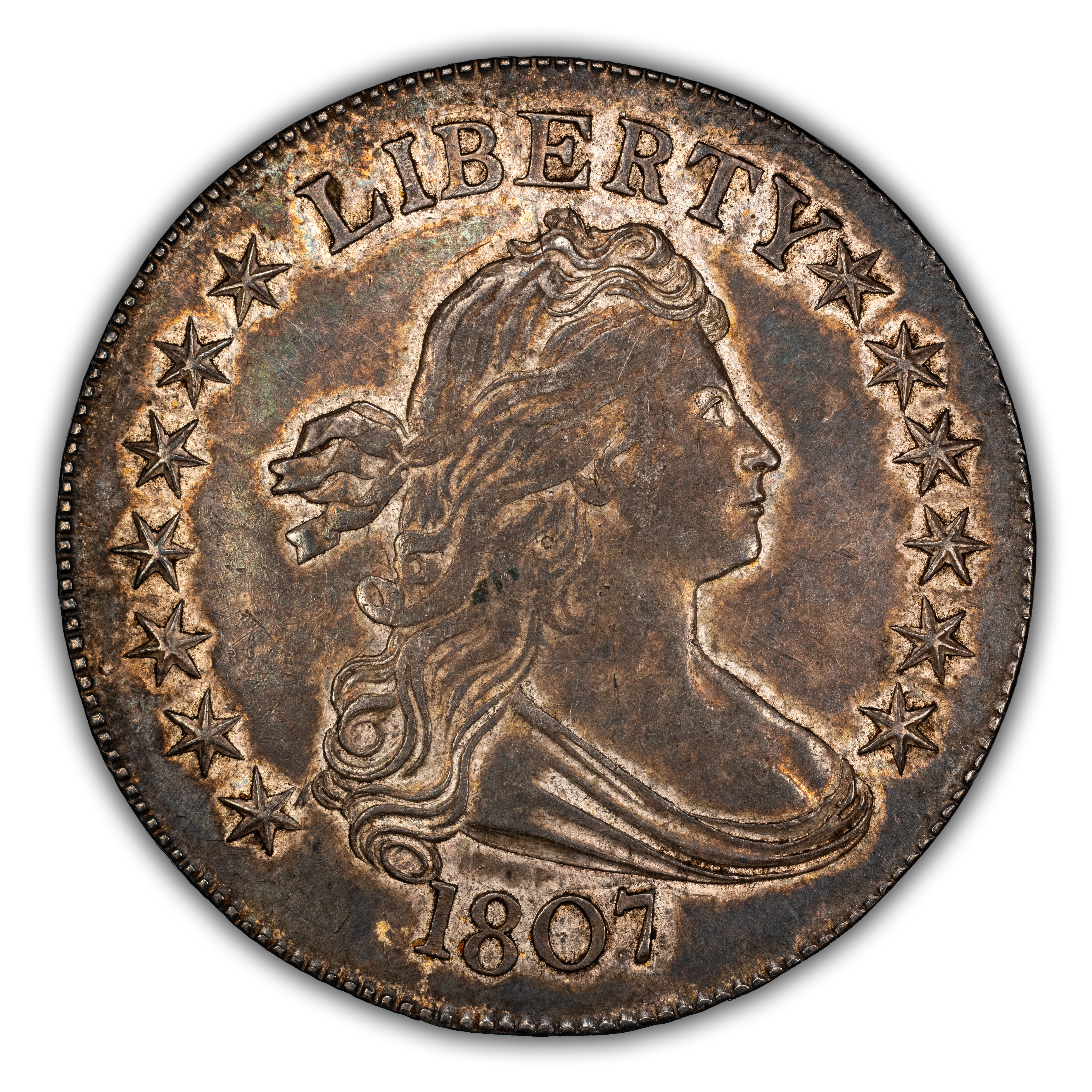 1807 50c Draped Bust MS