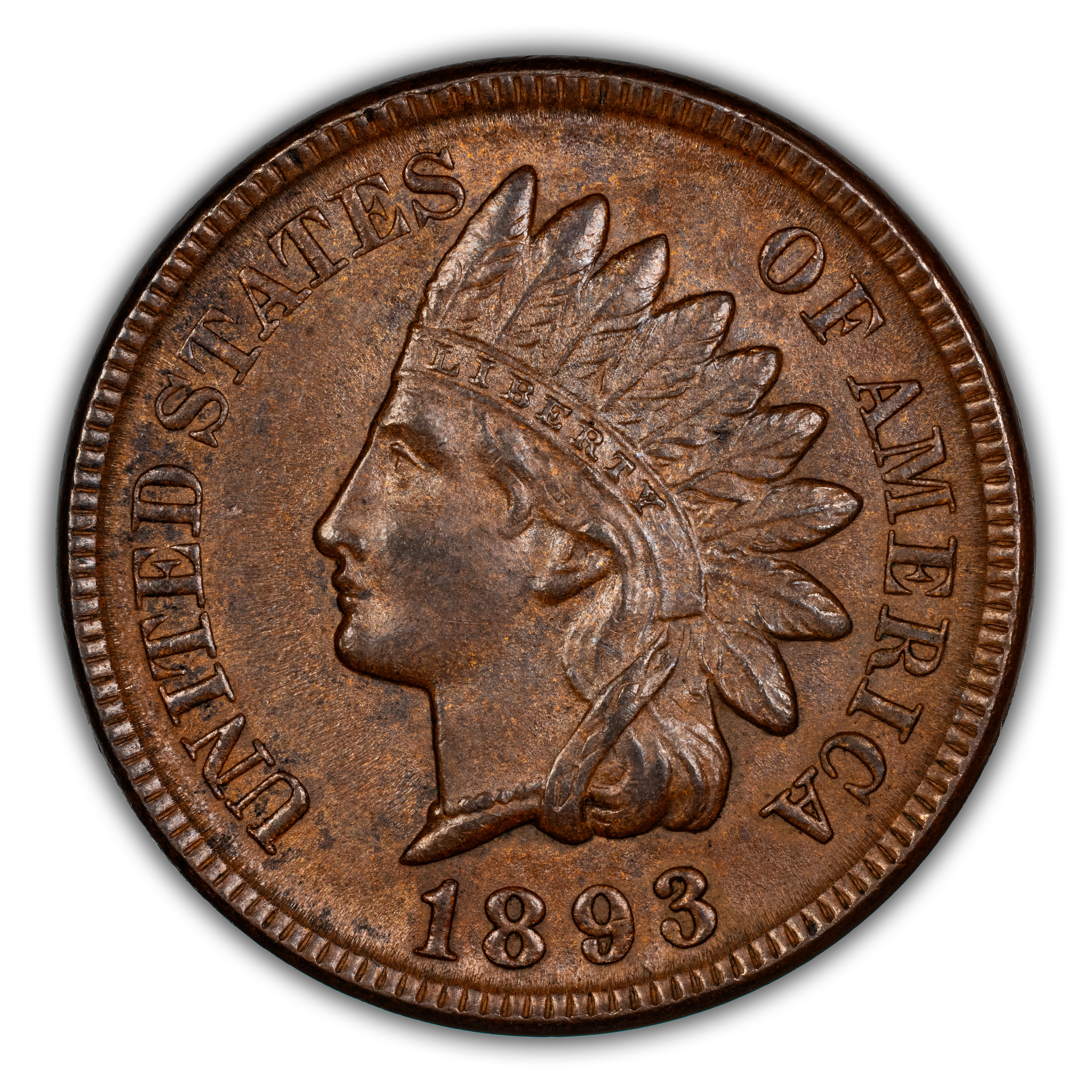 1893 1c Repunched Date, FS-301, S-2 MS BN