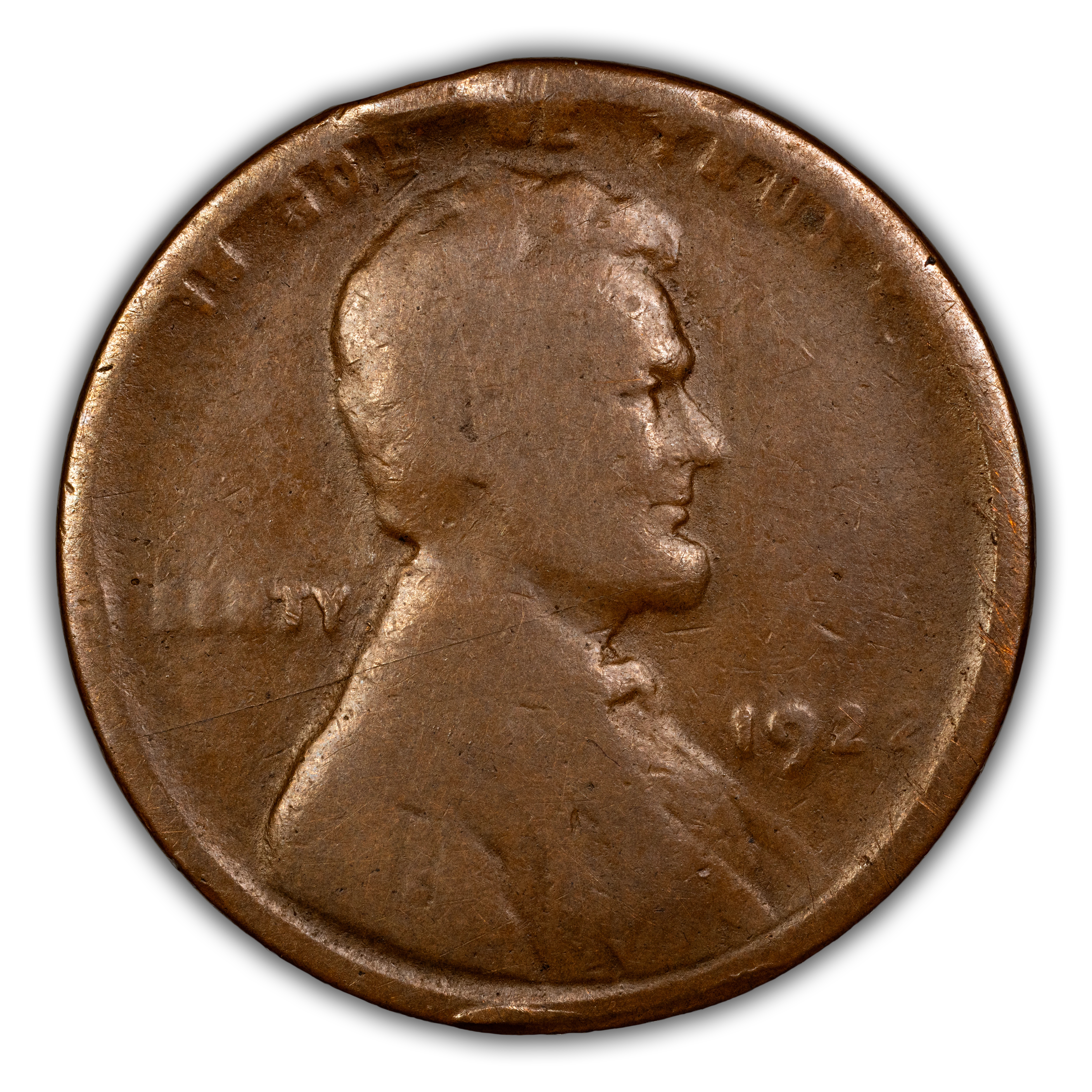 1922-D 1c Weak D, Weak Reverse, Die Pair 3 MS BN