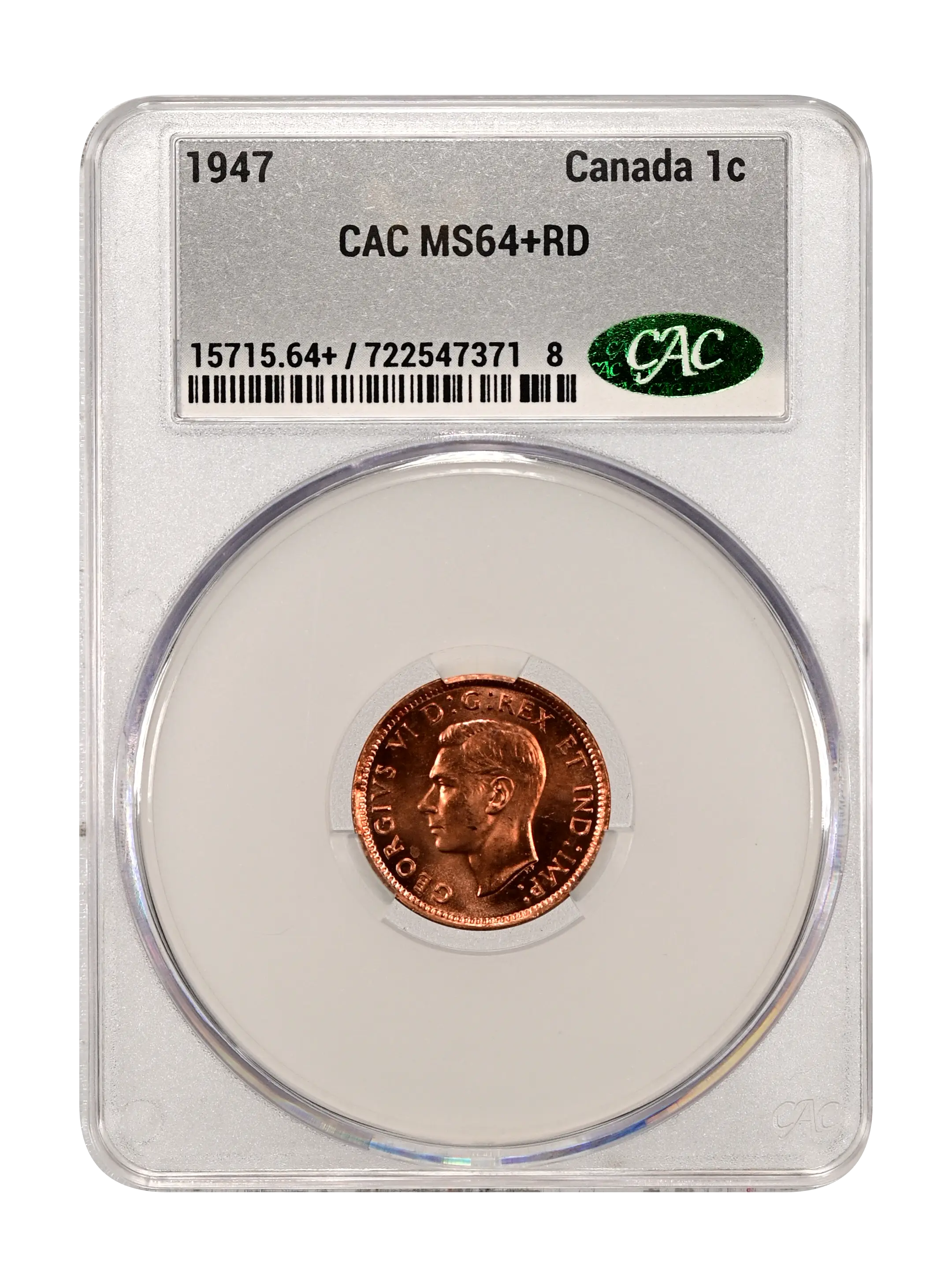 1947 1c Blunt 7 MS RD