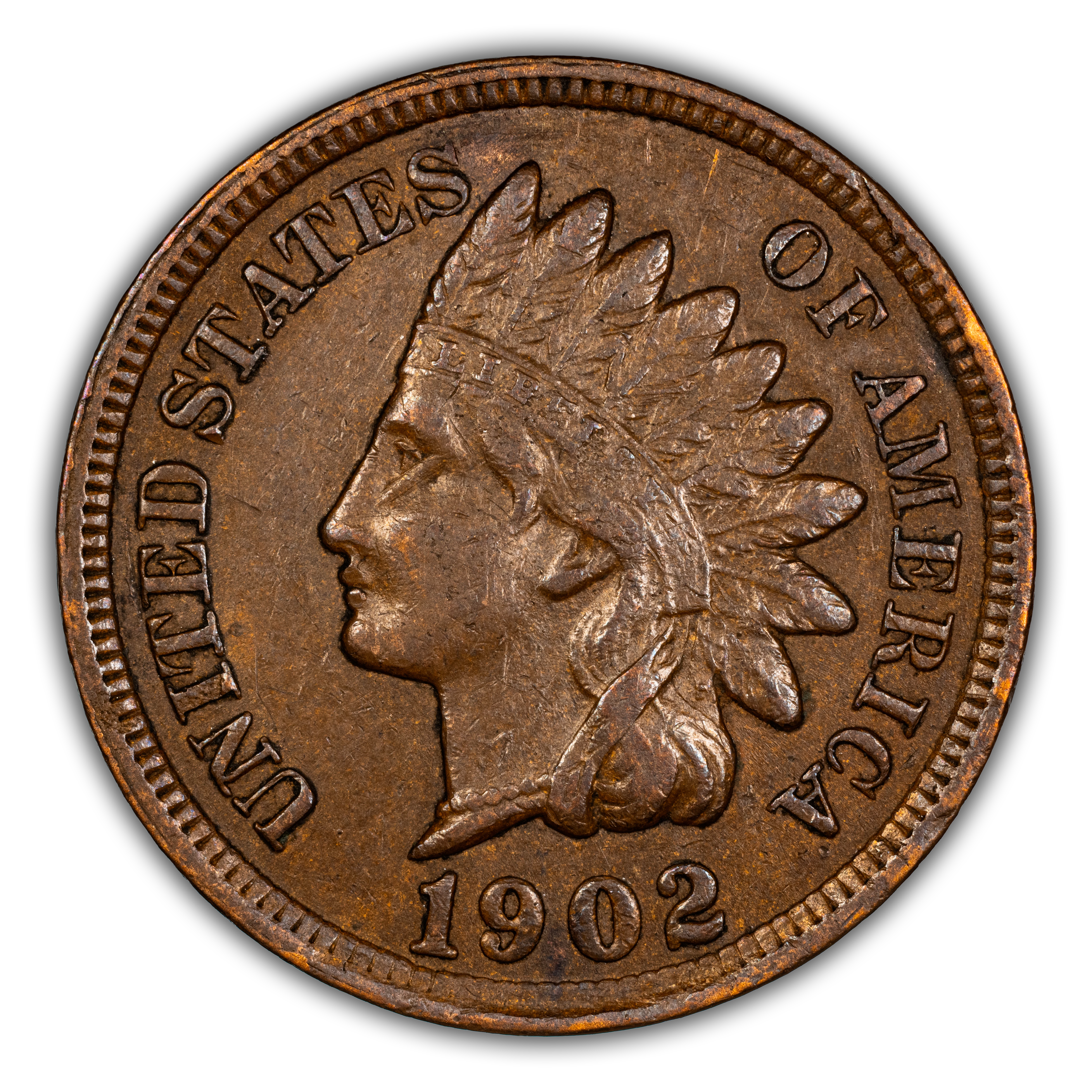 1902 1c Die Gouge, FS-401, S-4 MS BN