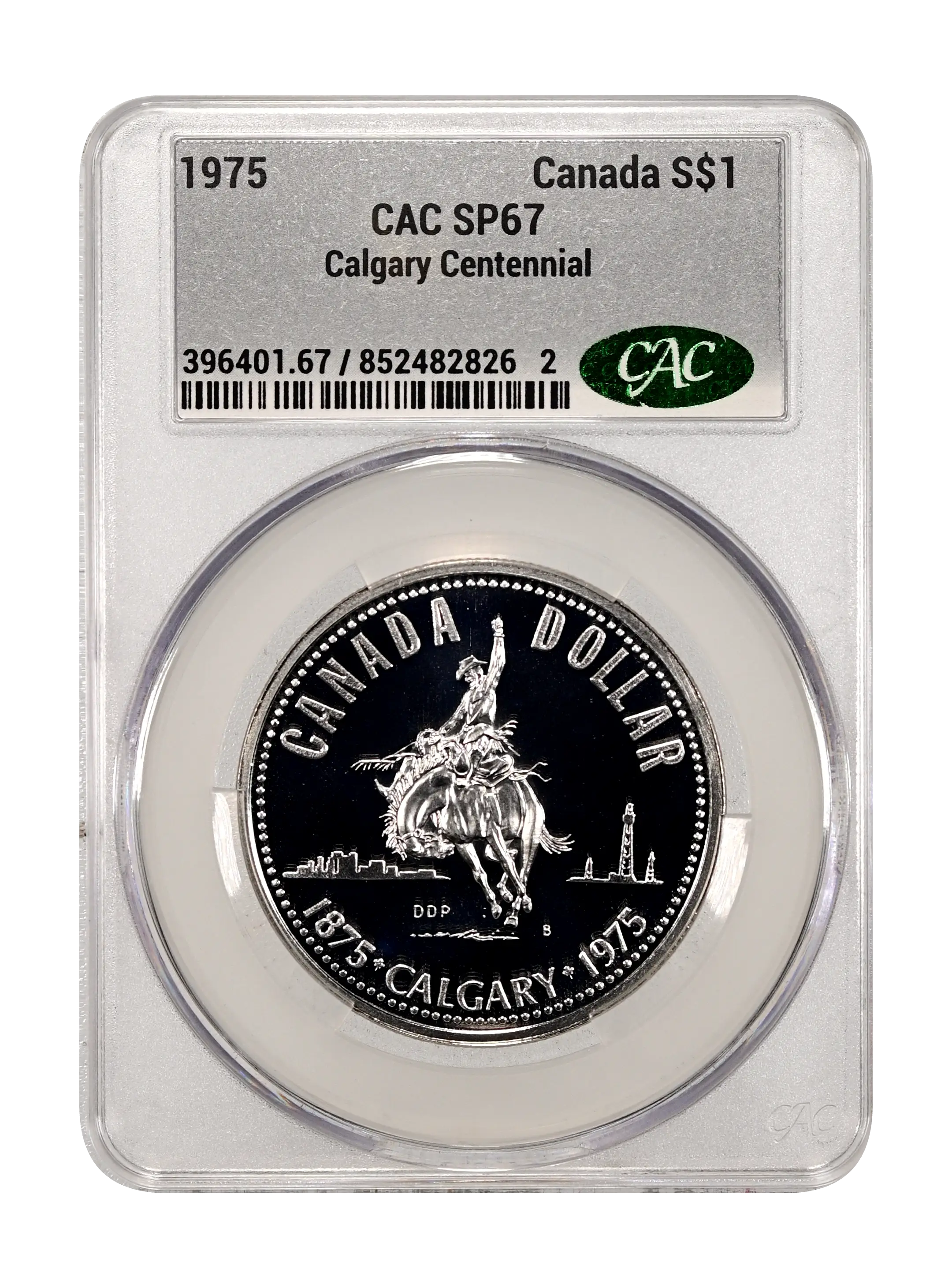 1975 S$1 Calgary Centennial SP