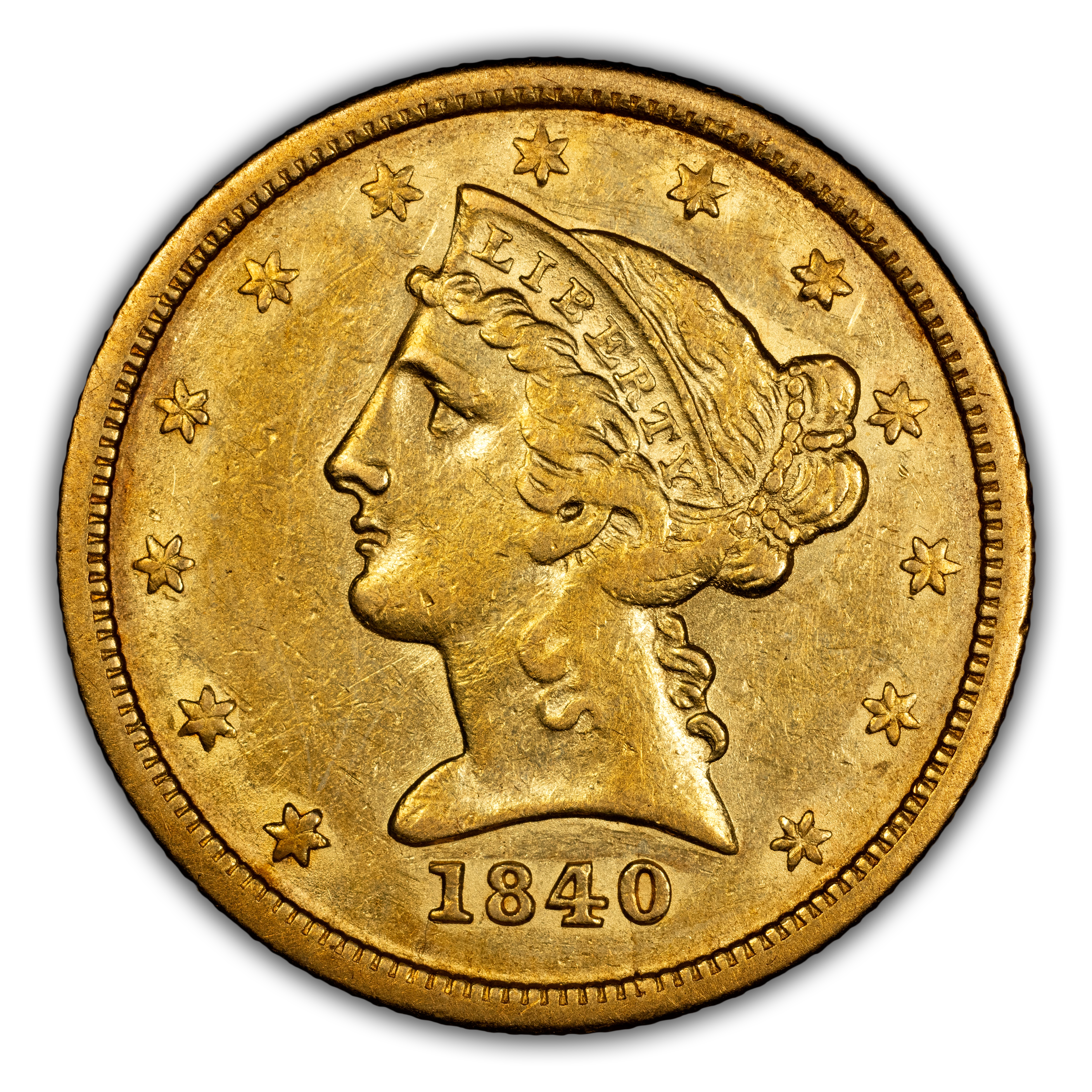 1840-O $5 MS