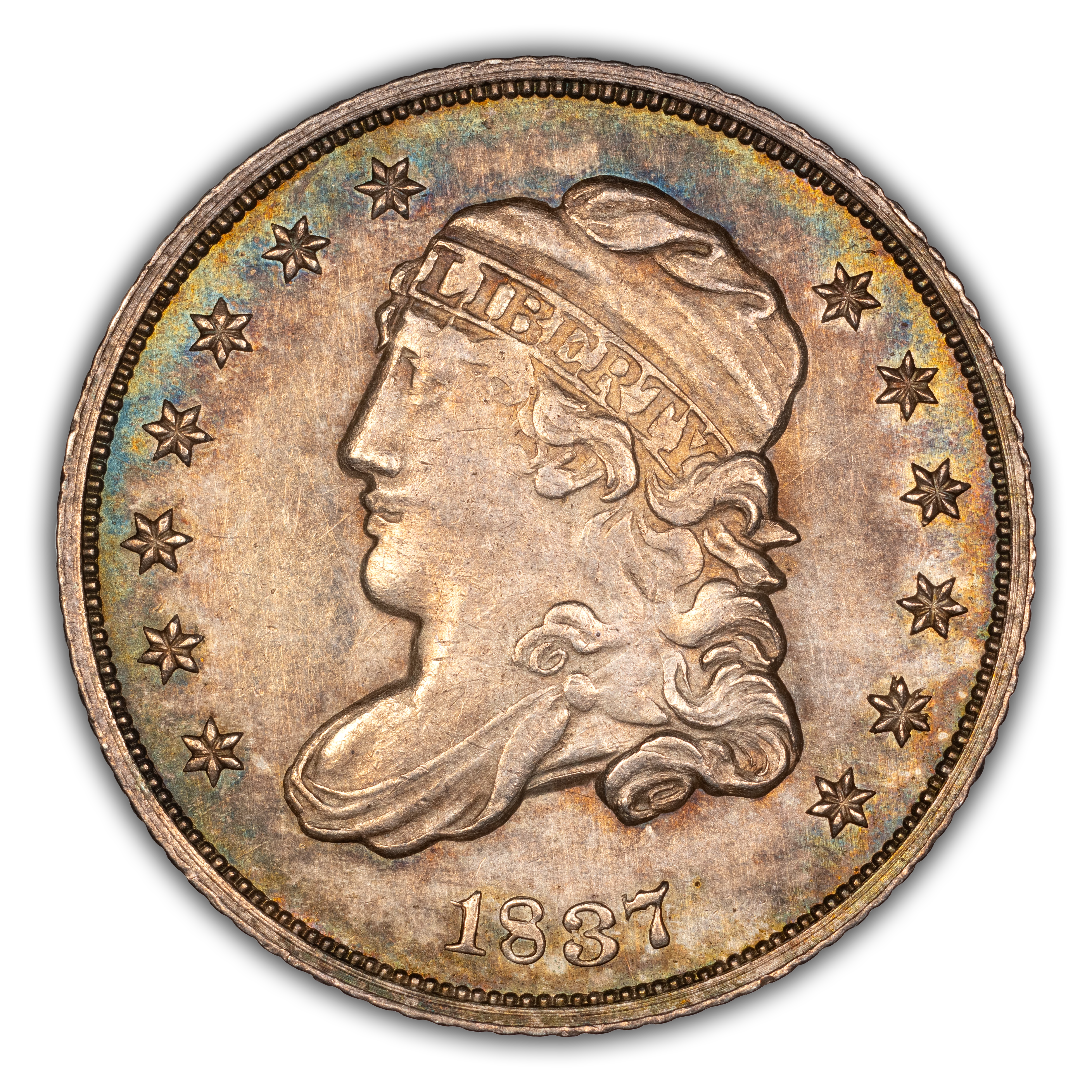 1837 H10c Large 5C, LM-3 MS