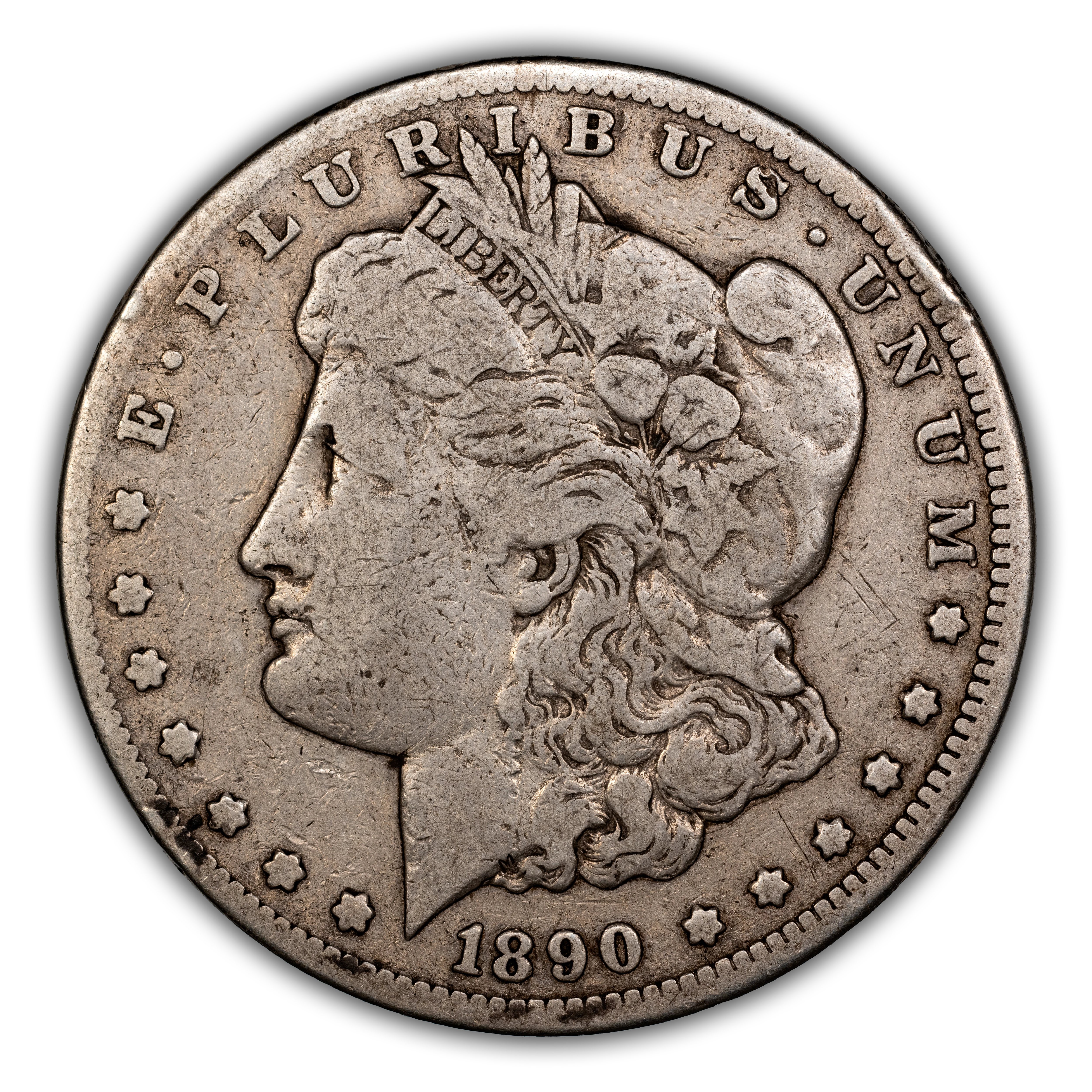 1890-CC $1 Doubled CC, VAM-12 MS