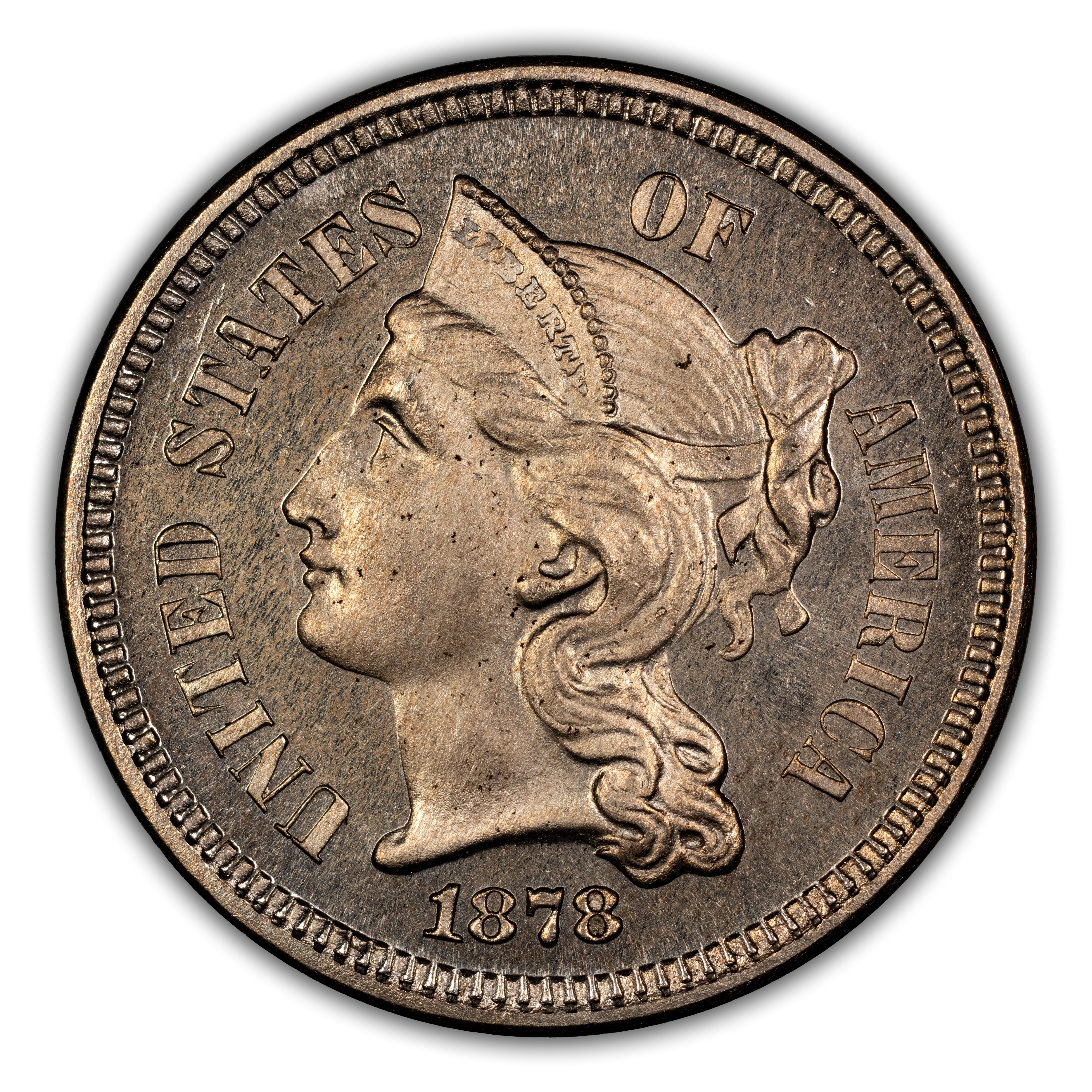 1878 3 Cent Nickel, Proof Values & Prices | Greysheet