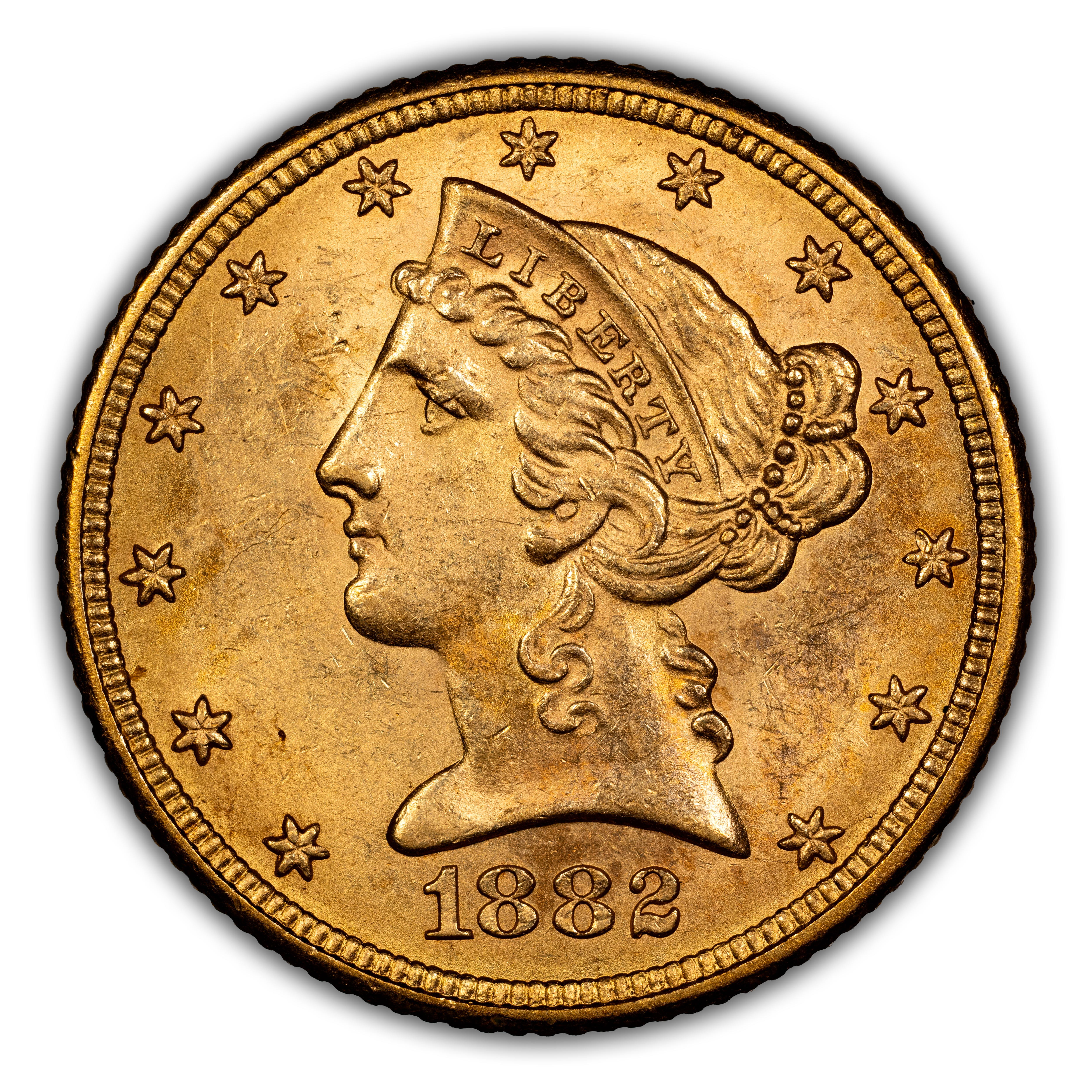 1882 $5 MS