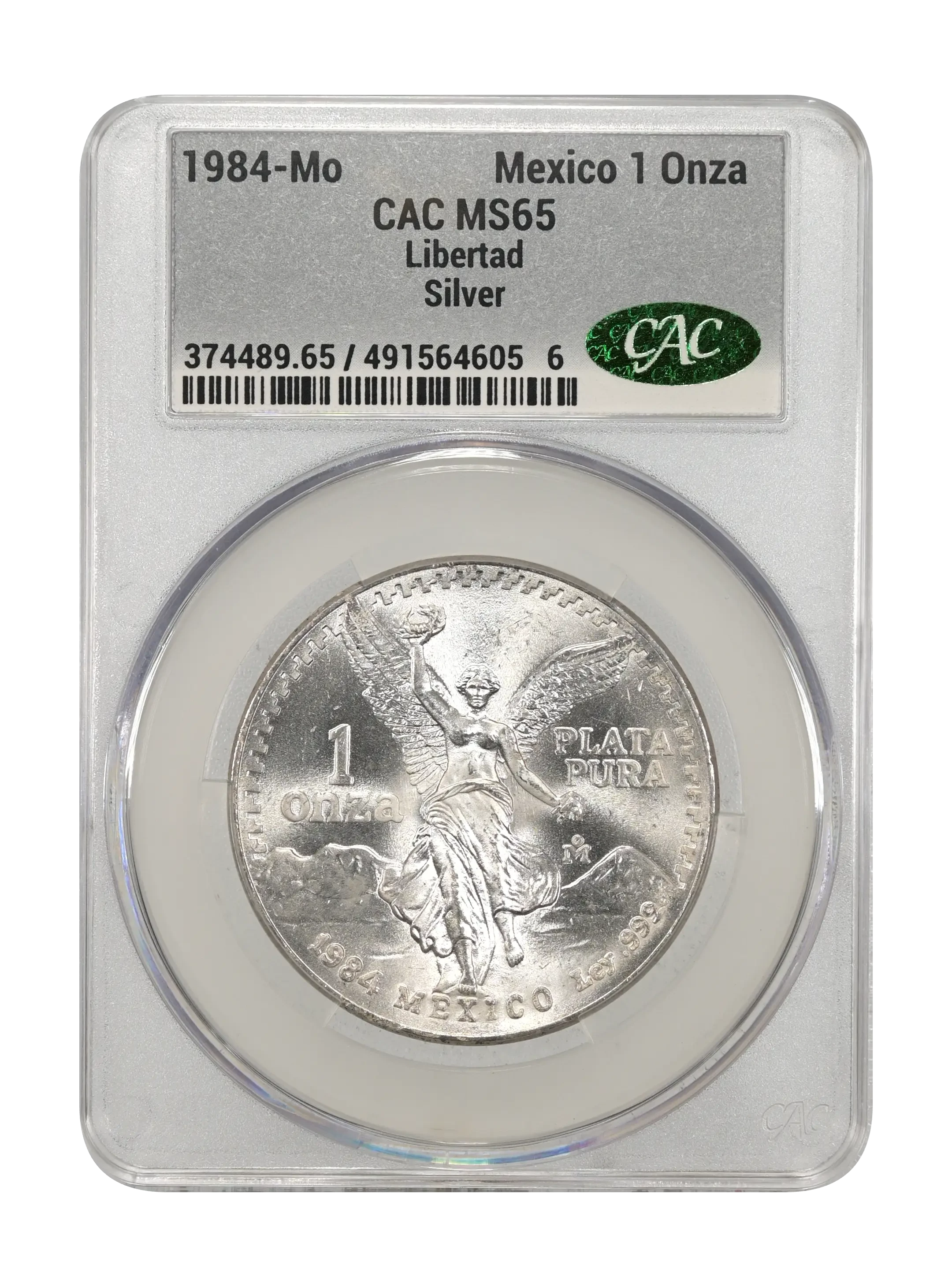 Mexico 1984 Silver 1 Onza Libertad Coin Values & Prices | Greysheet