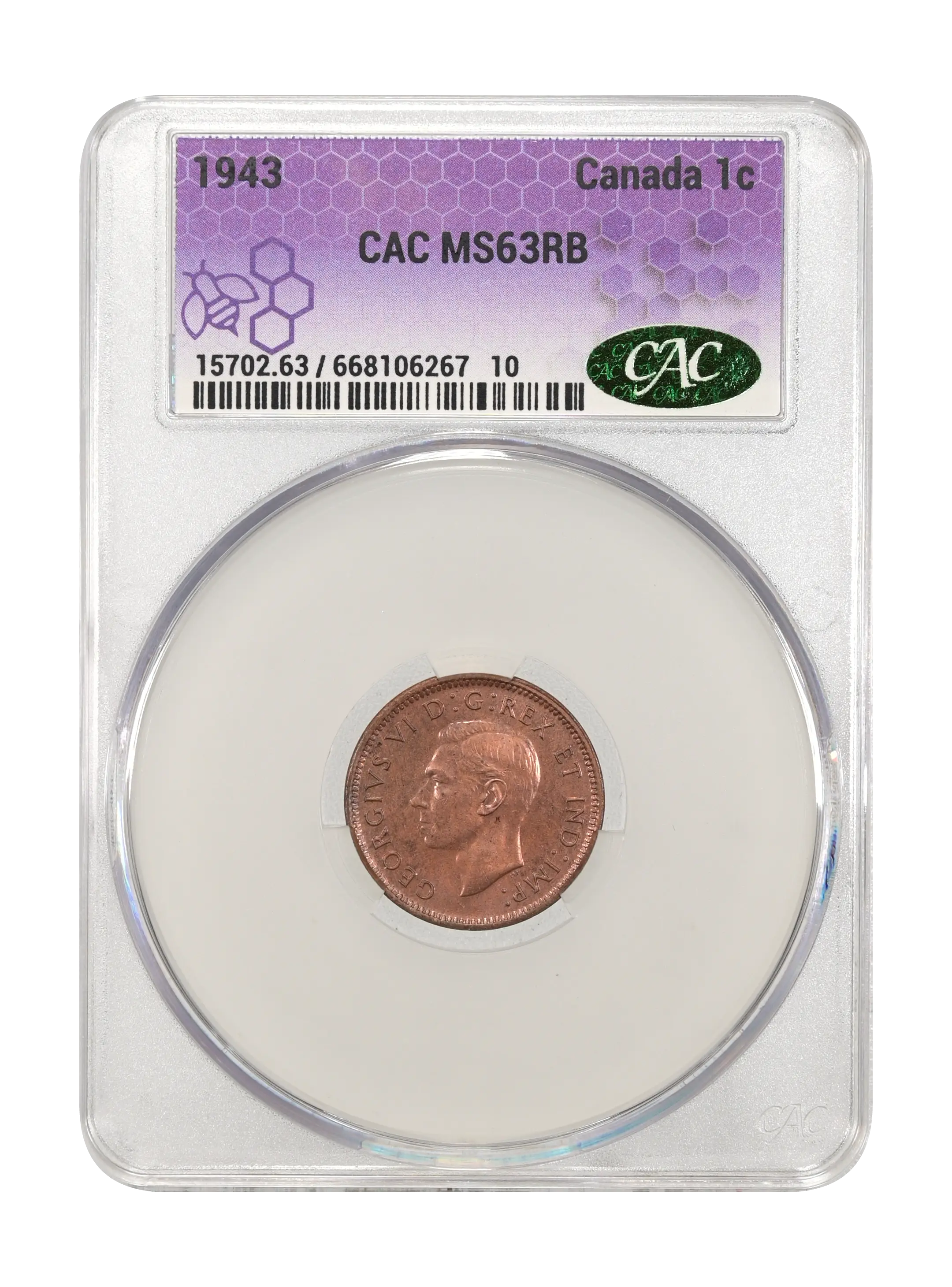 1943 1c MS RB