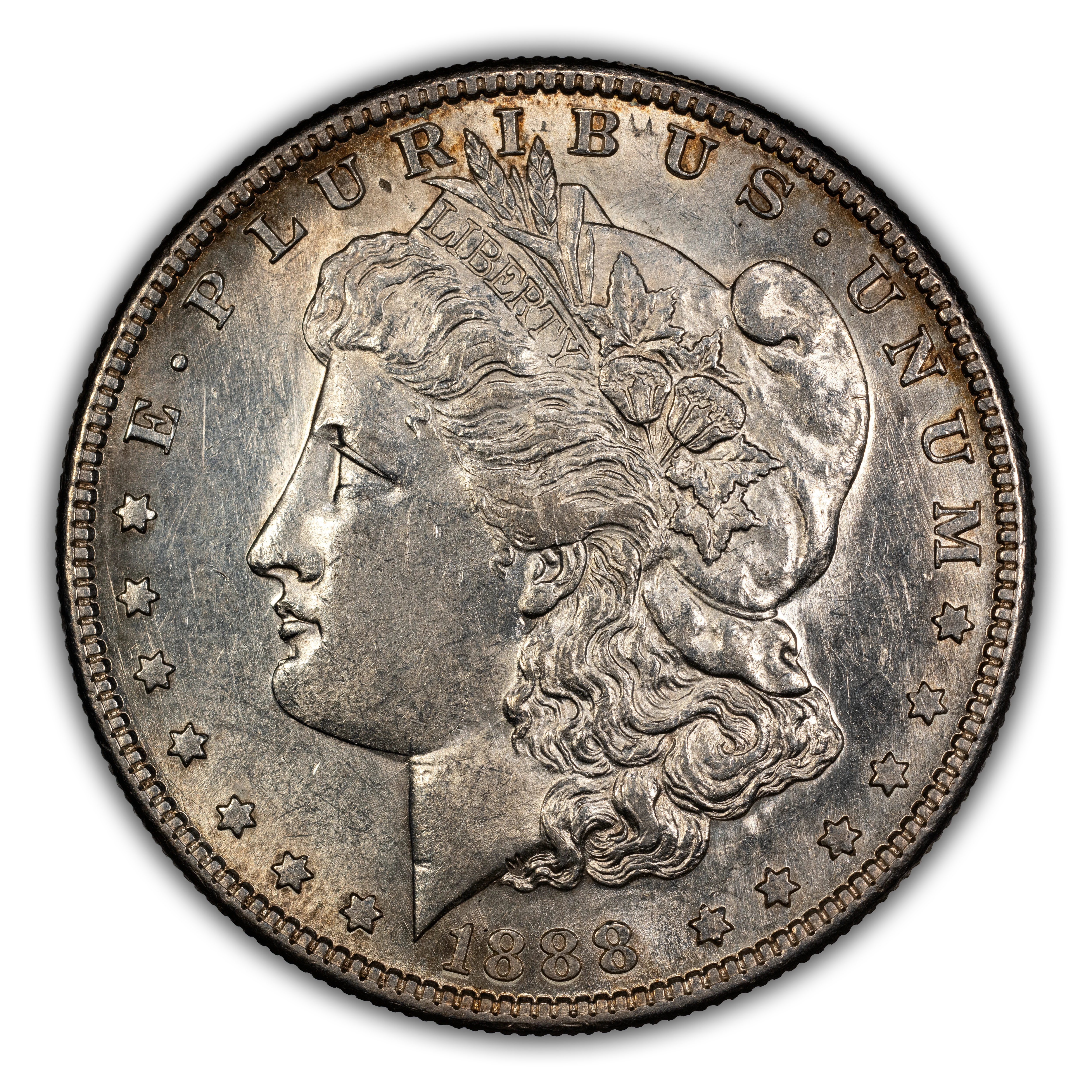 1888-S $1 Clashed Dies, VAM-3A1 MS