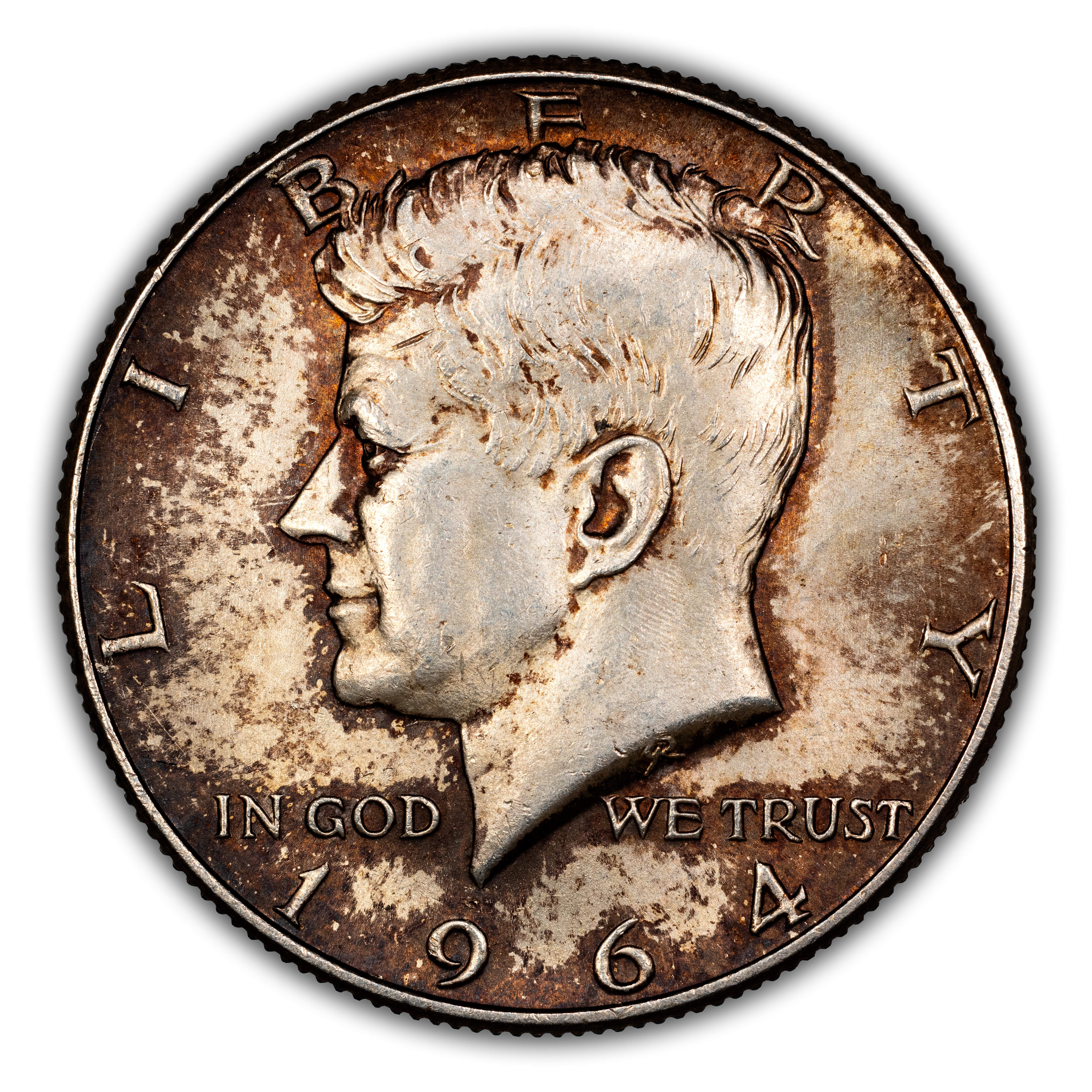 1964 50c Doubled Die Reverse, FS-801 MS