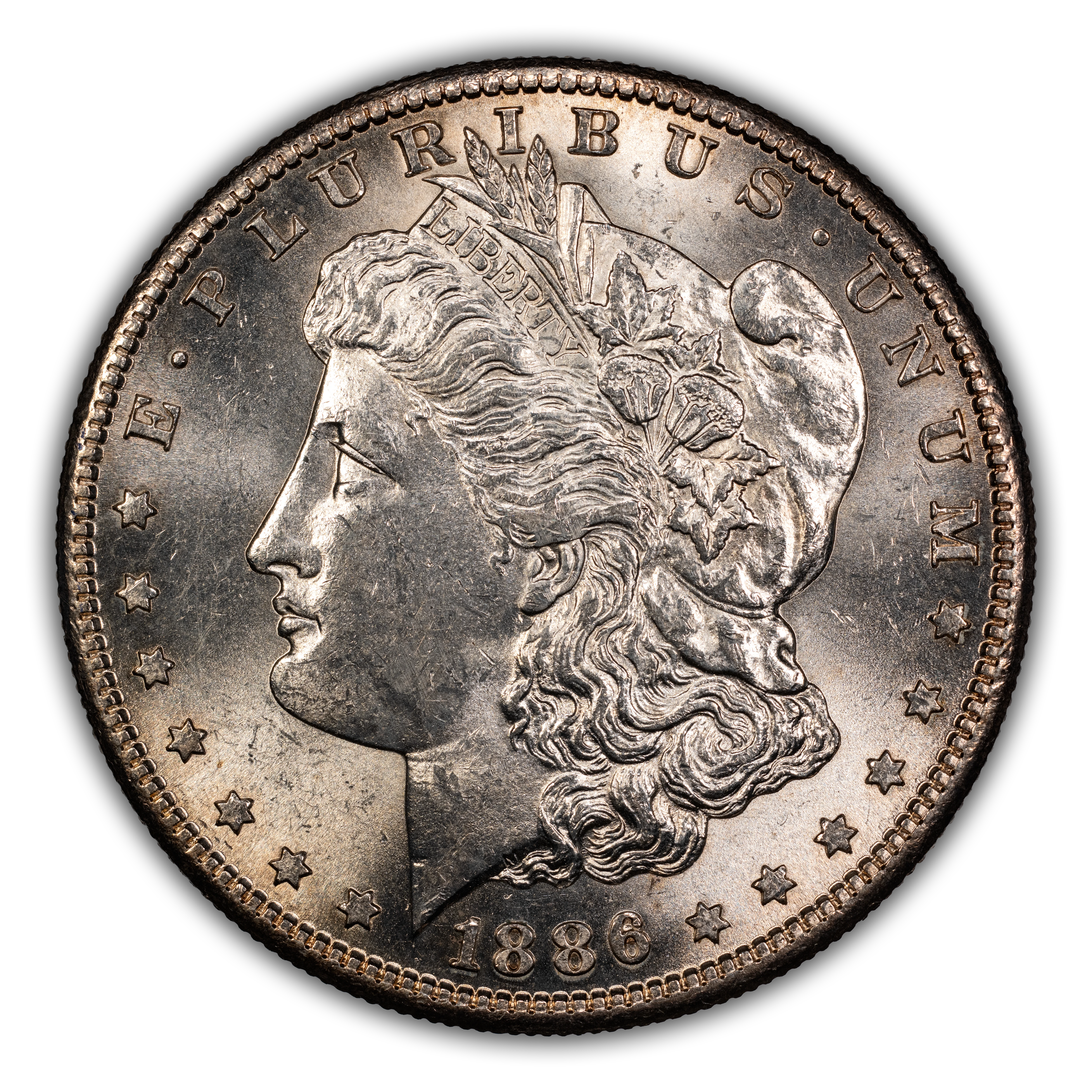 1886-S/S $1 Repunched Mintmark, VAM-2 MS