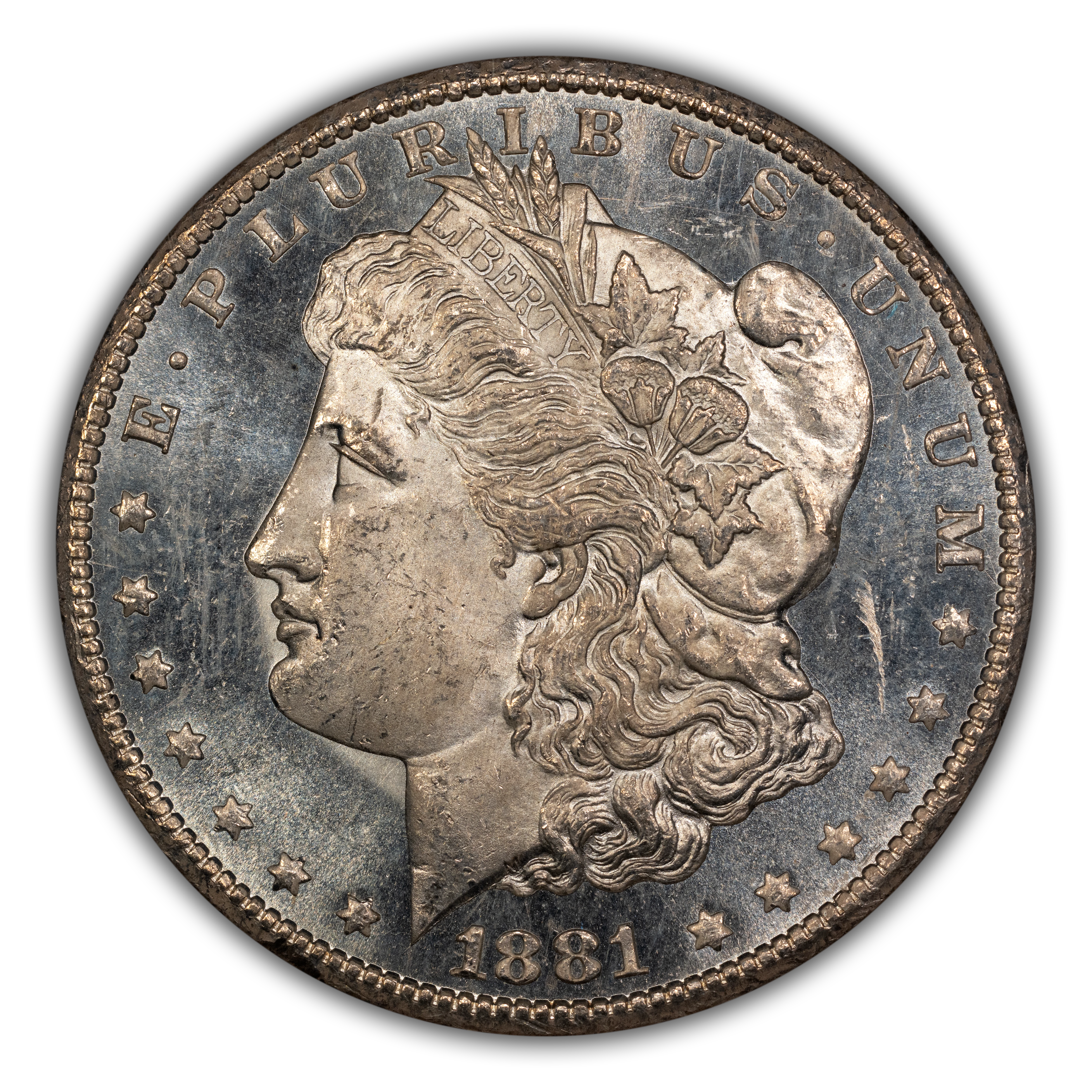 1881-CC $1 GSA Hoard, Hard package MS PL