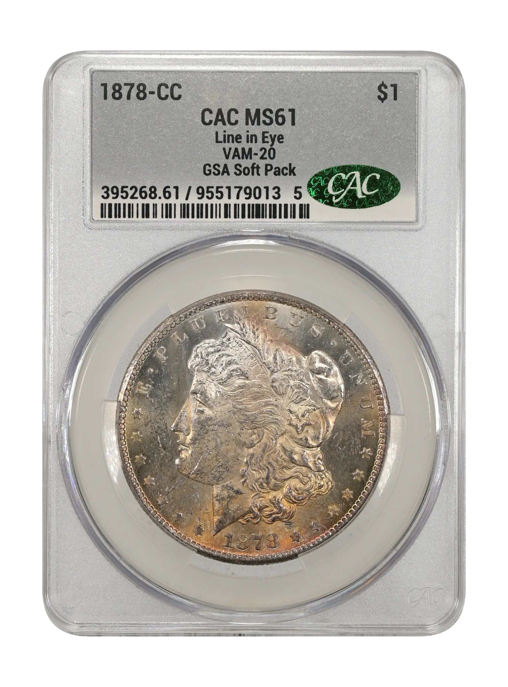 1878-CC $1  Line in Eye, VAM-20 MS thumbnail 3