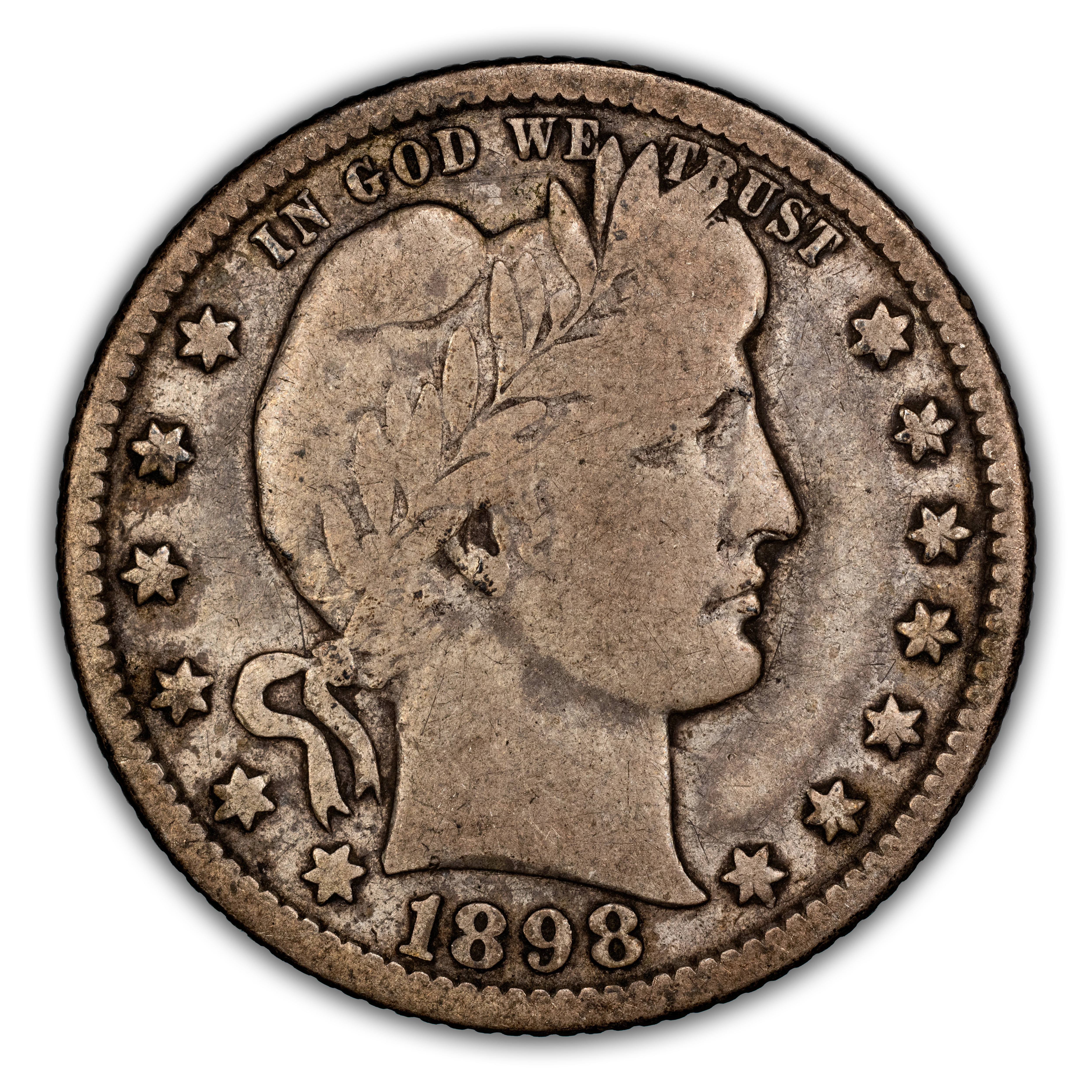 1898-O 25c MS