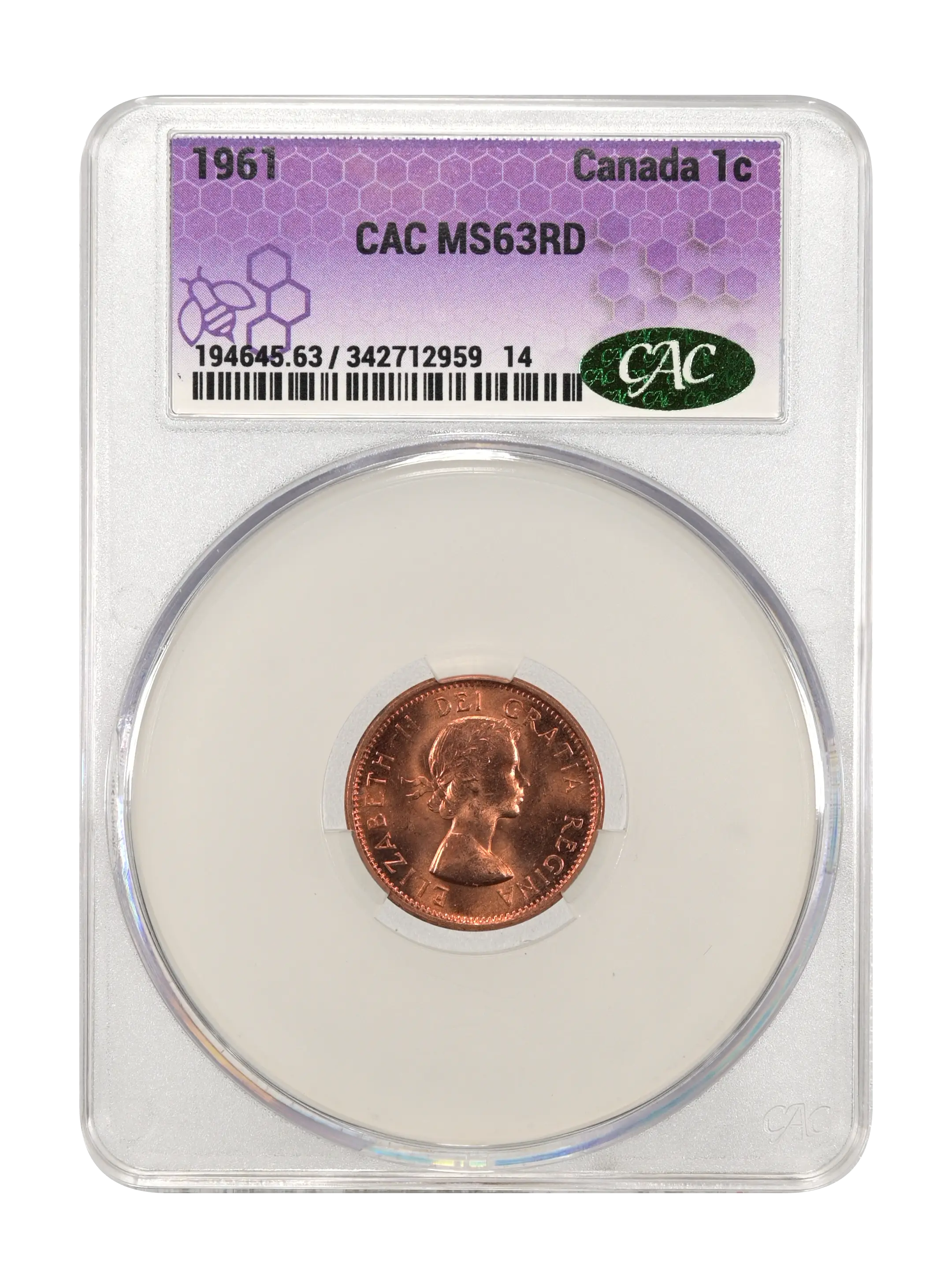 1961 1c MS RD