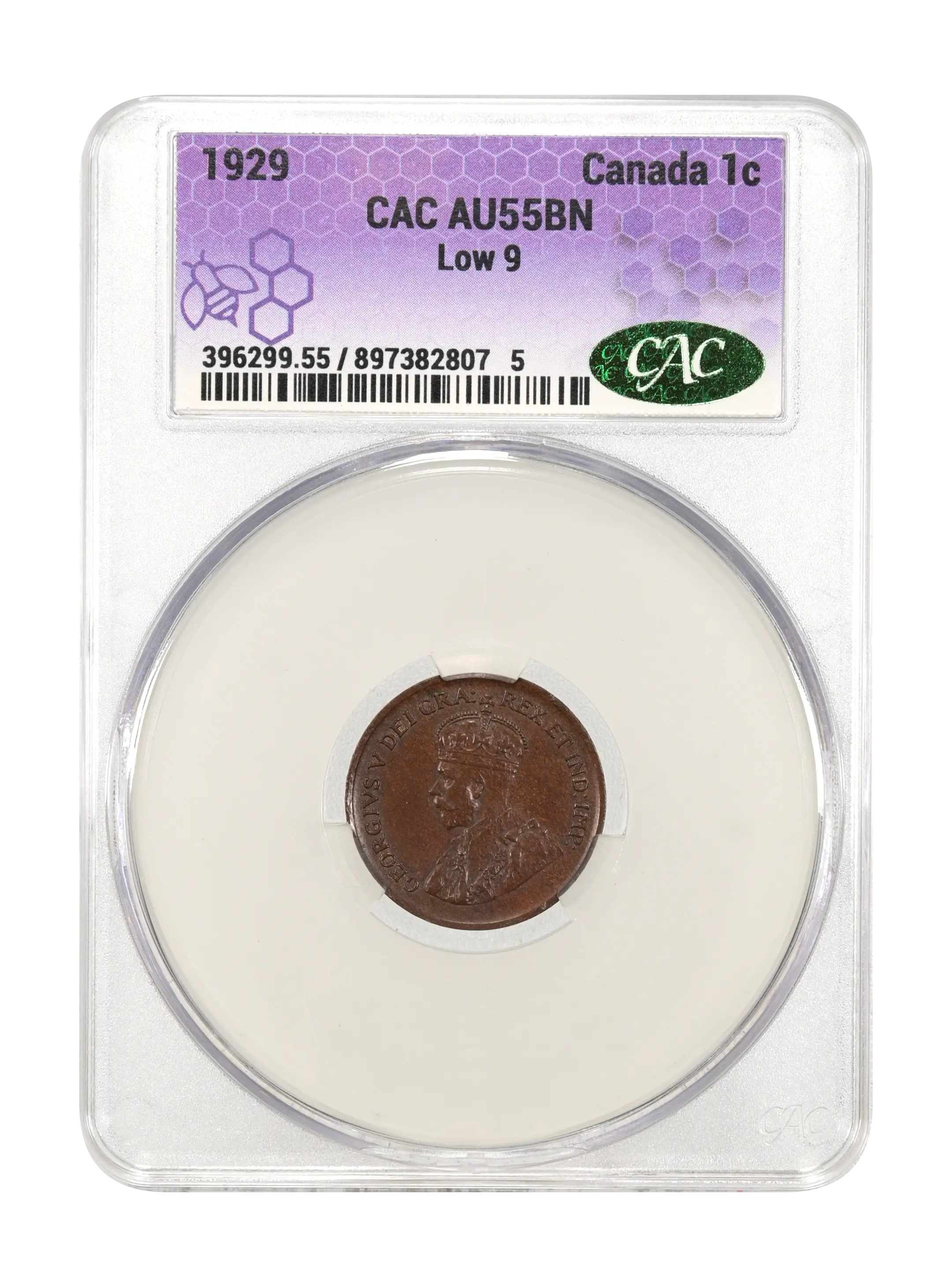 1929 1c Low 9 MS BN