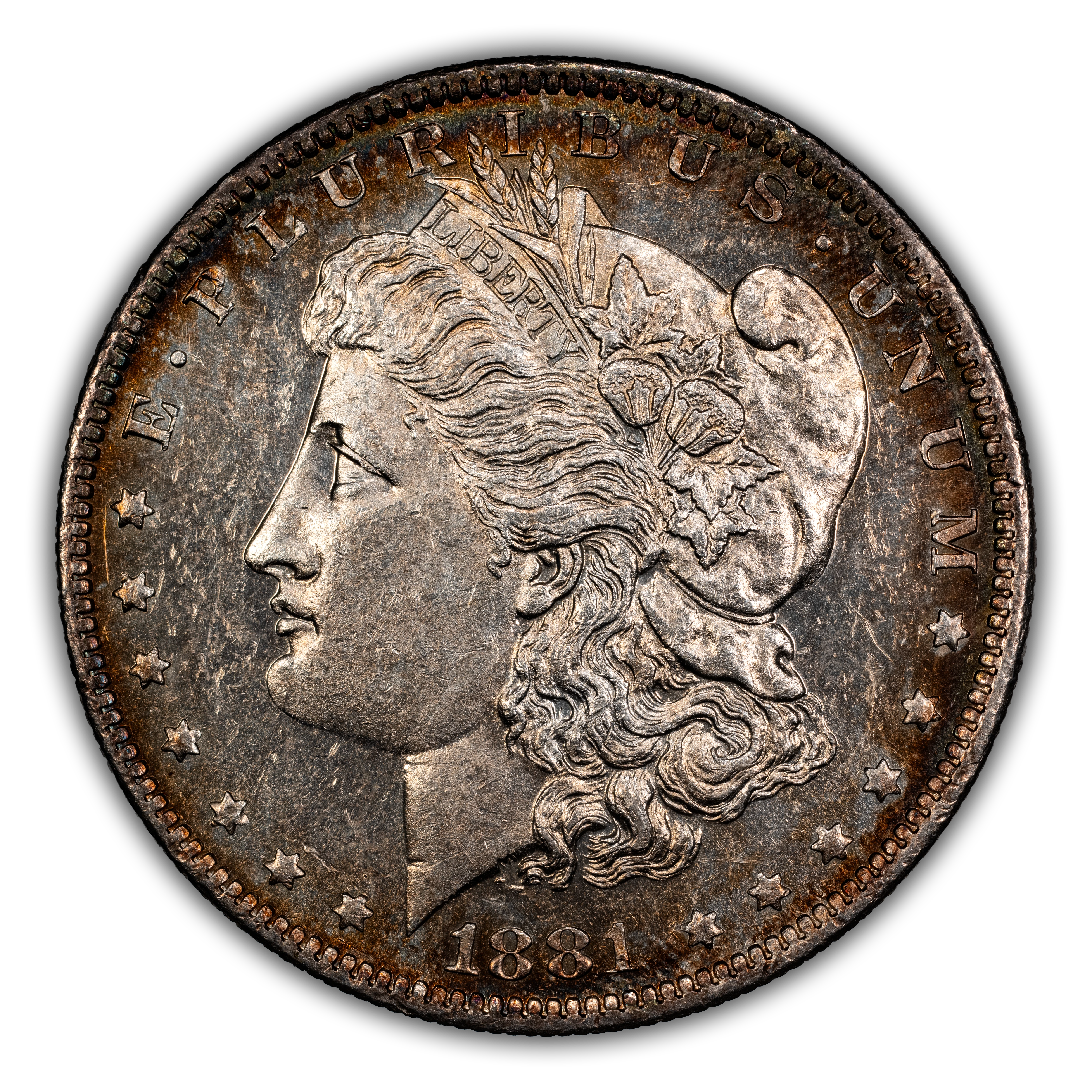 1881-O/O $1 So-called O/S, VAM-5 MS