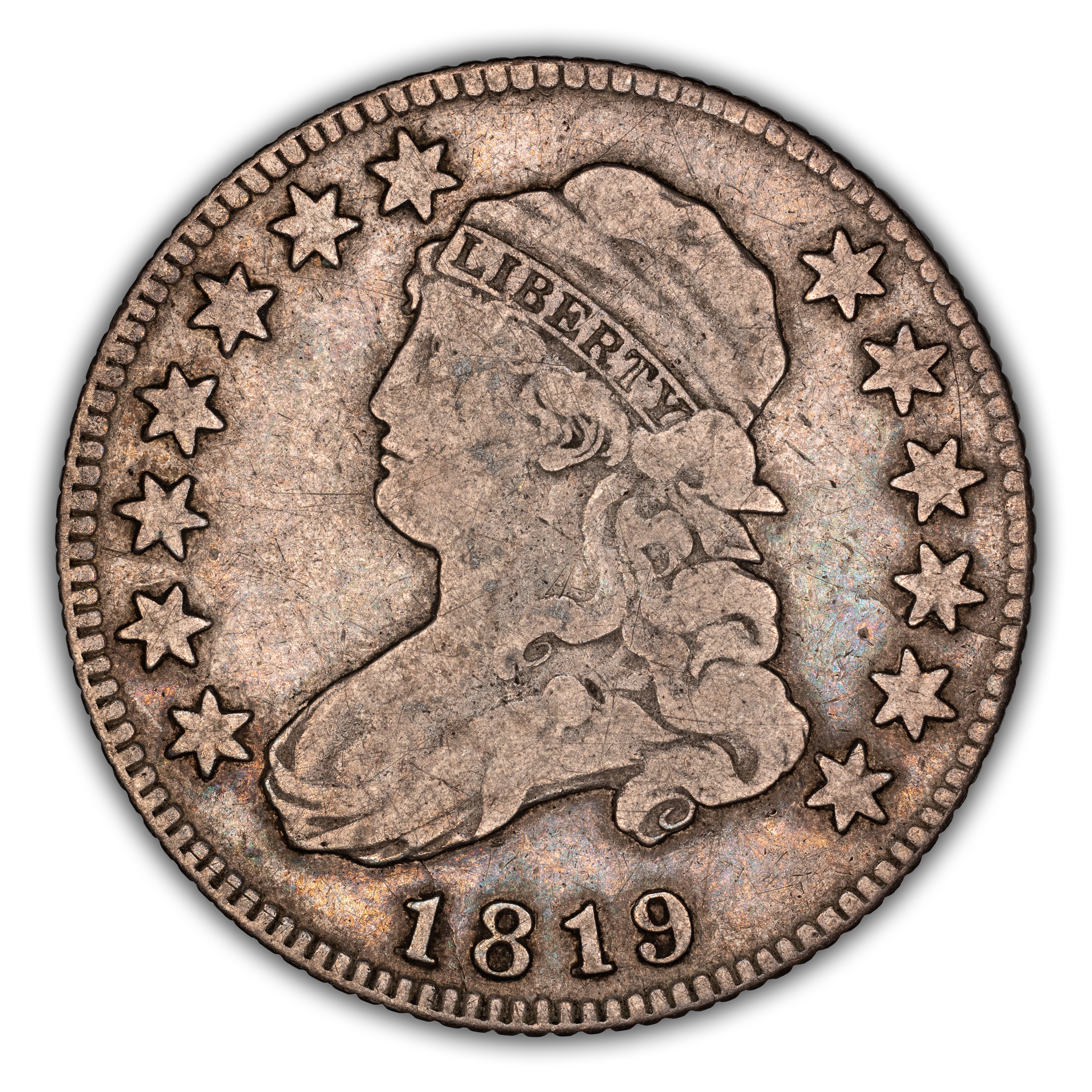 1819 25c Small 9 MS