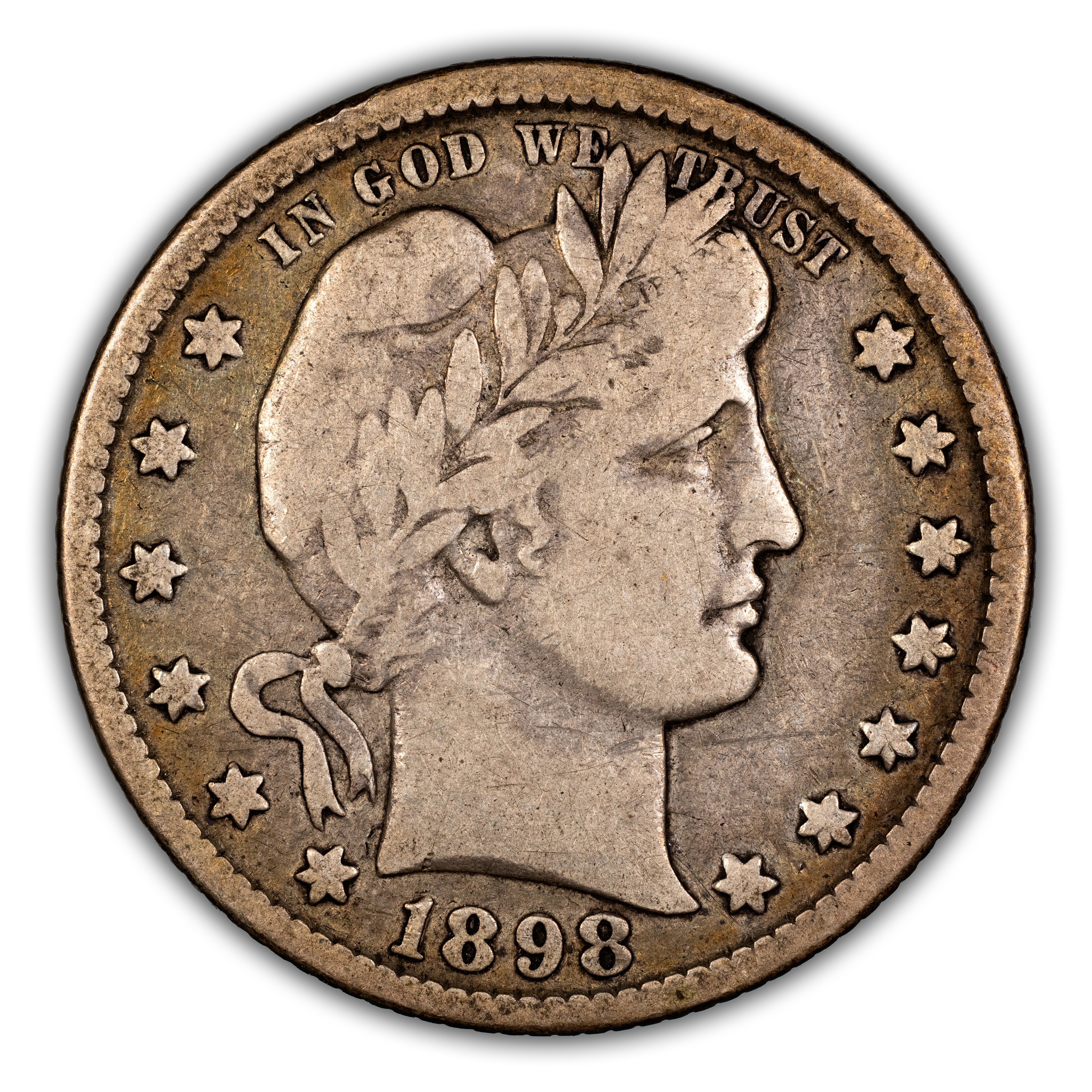 1898-O 25c MS