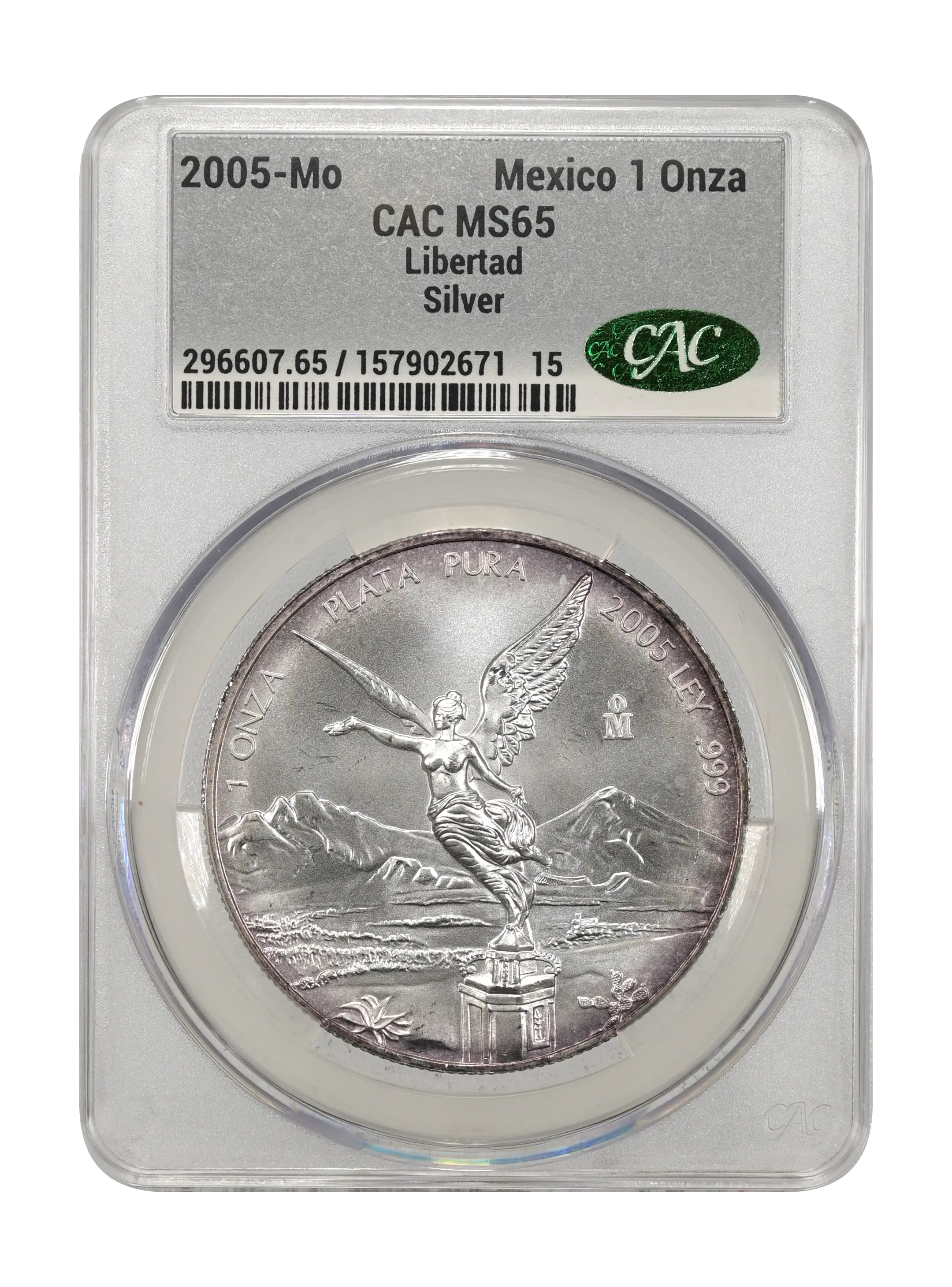 2005-Mo 1 Onza Libertad, Silver MS