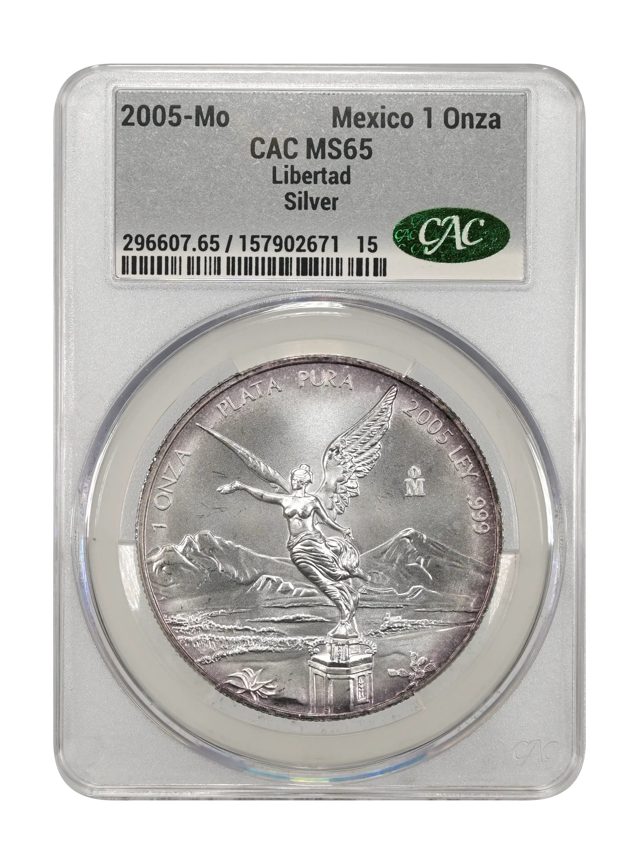 Mexico 2005 Silver 1 Onza Libertad Coin Values & Prices | Greysheet