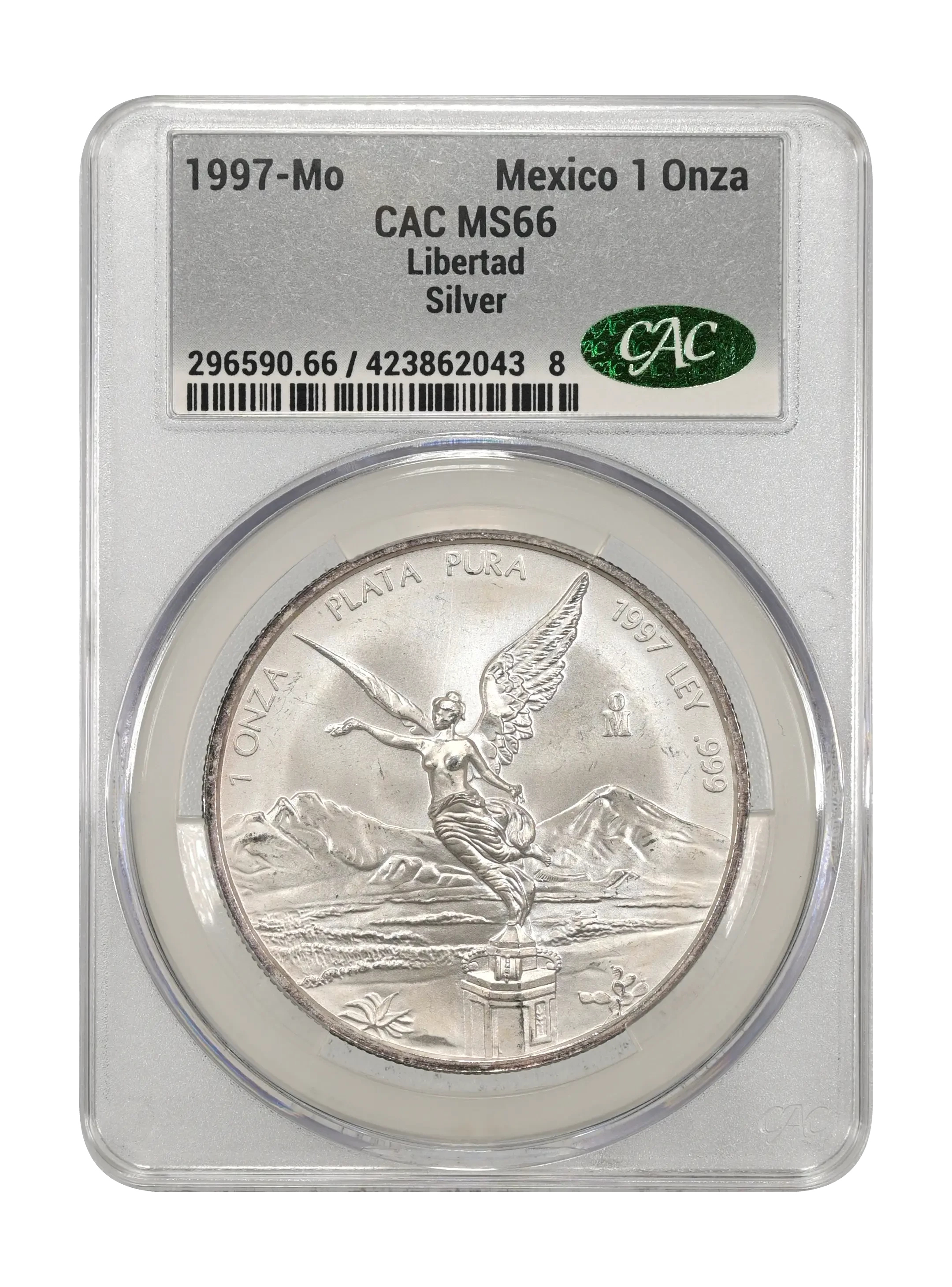 Mexico 1997 Silver 1 Onza Libertad Coin Values & Prices | Greysheet