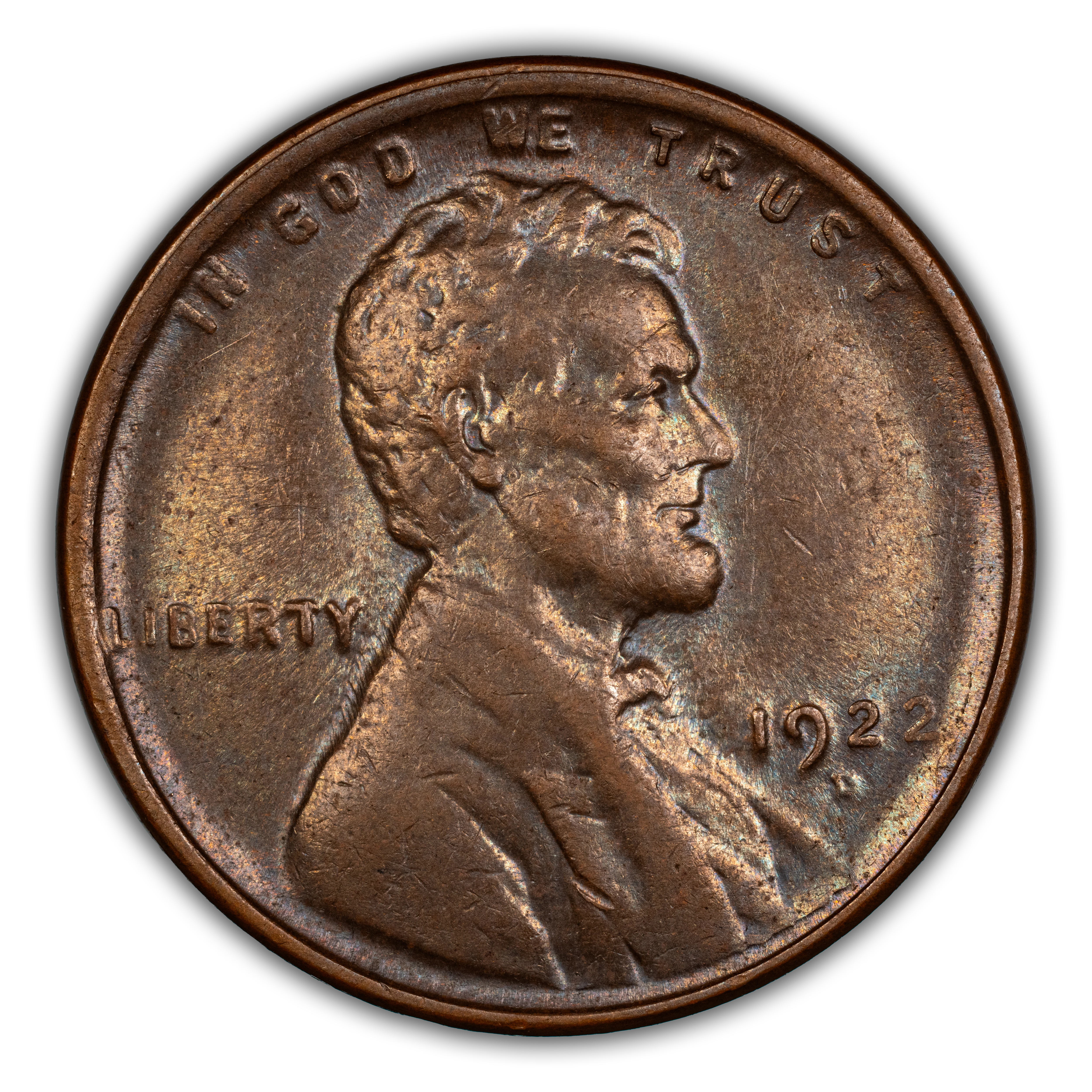 1922-D 1c Weak D, Weak Reverse MS BN