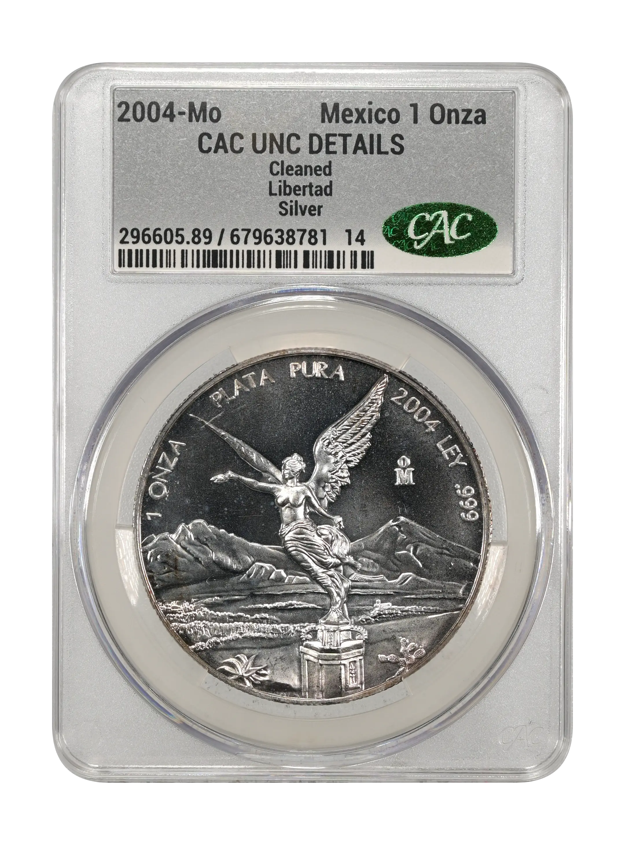 2004-Mo 1 Onza Libertad, Silver MS