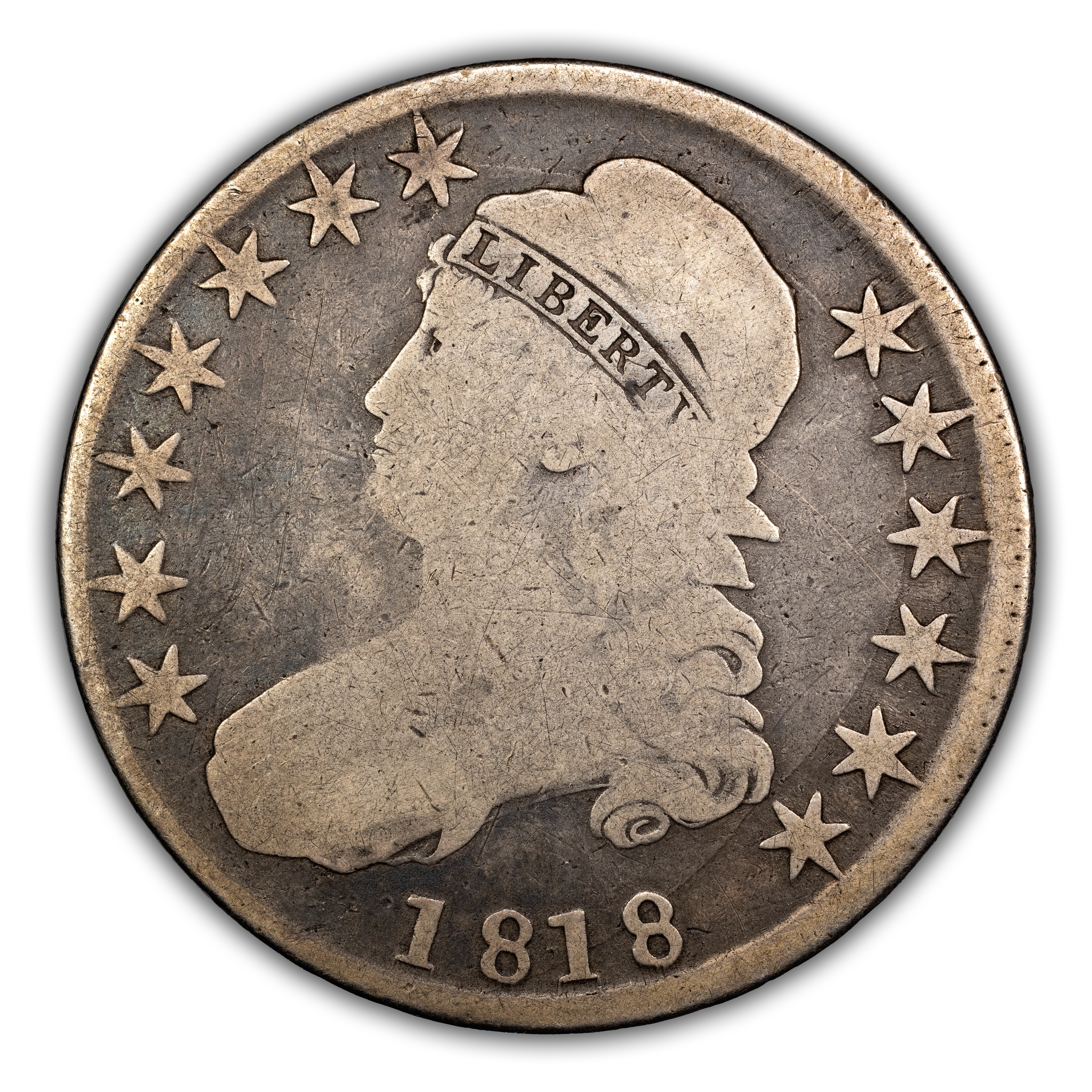 1818 50c O-112a MS