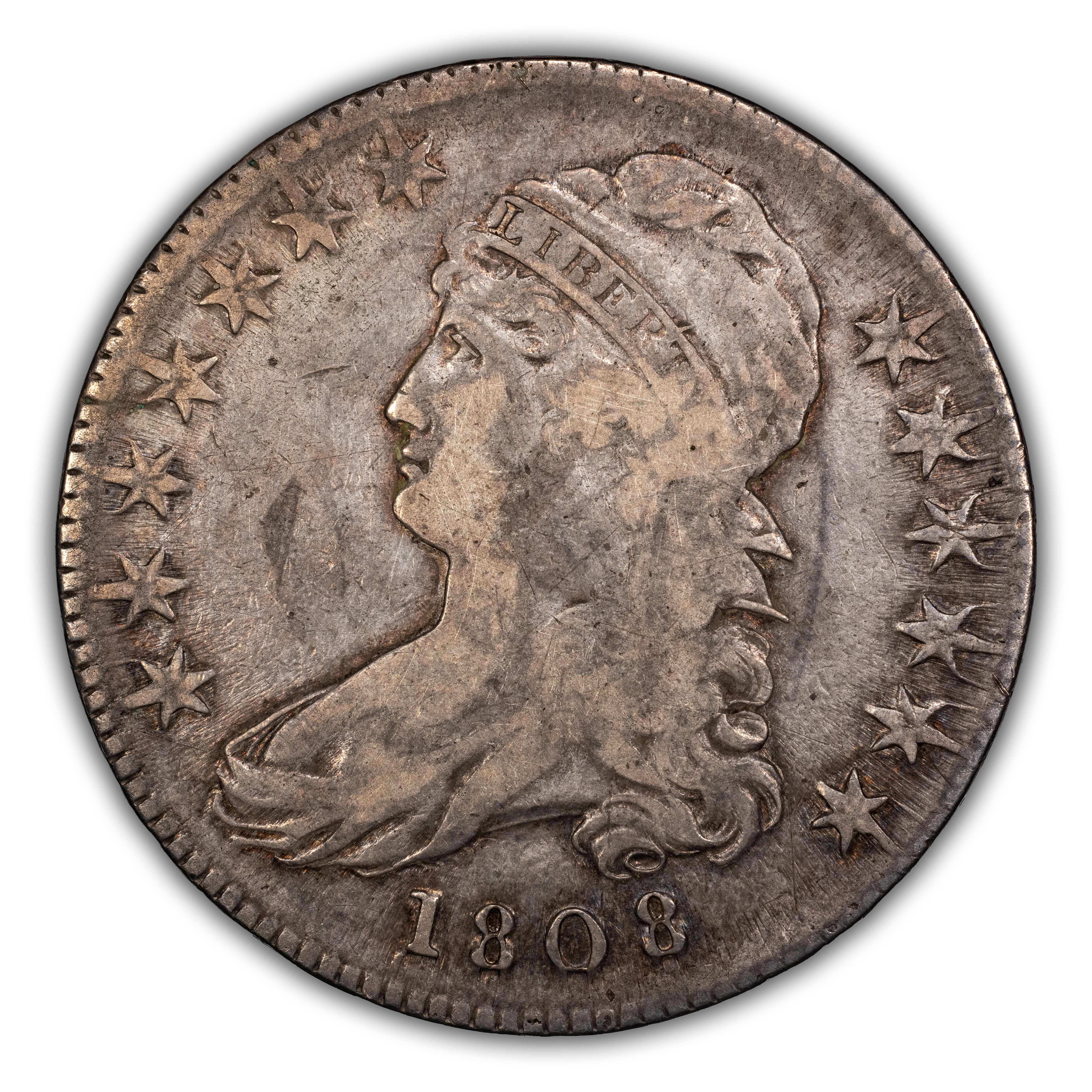 1808 50c O-104a MS