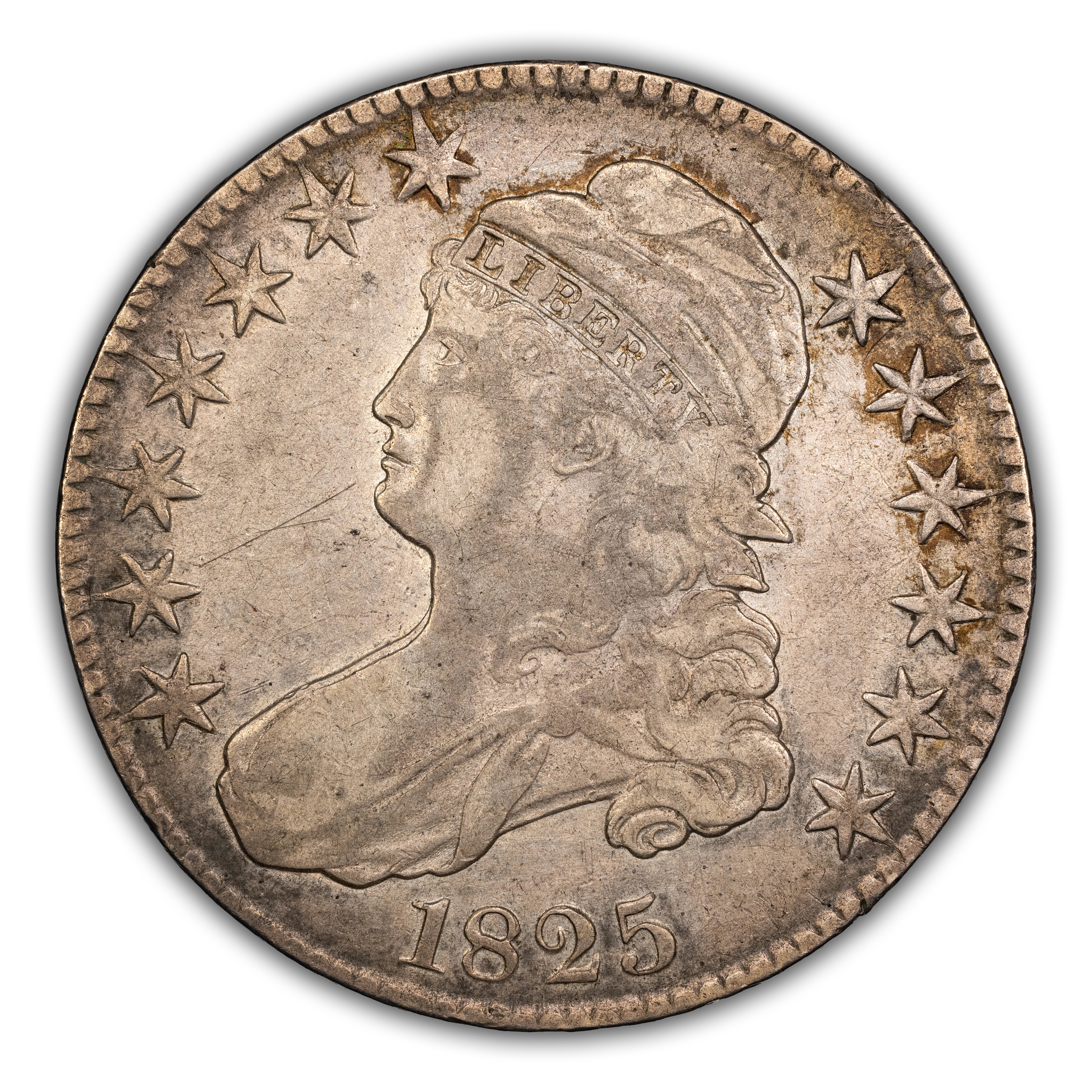 1825 50c O-104 MS