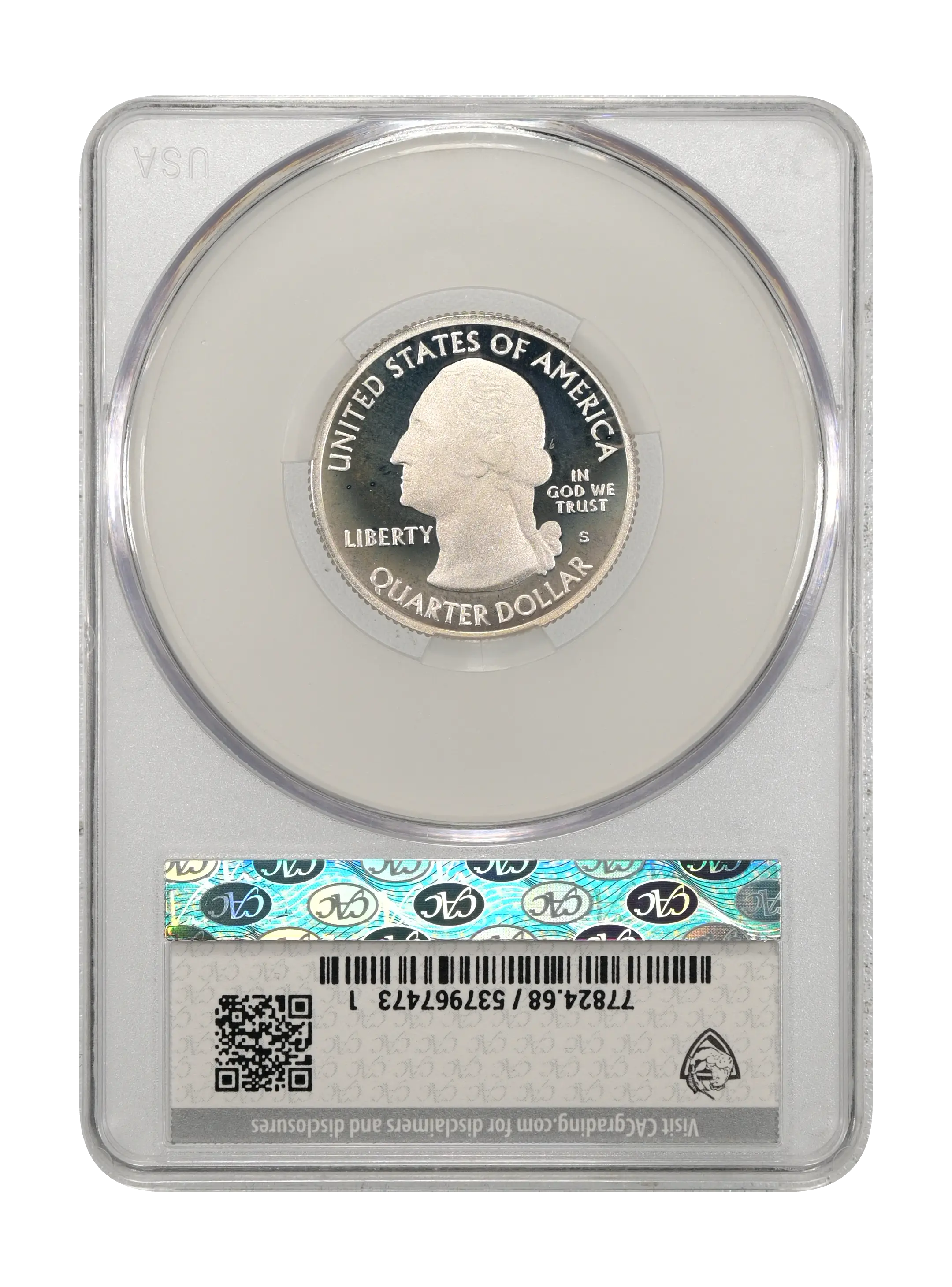 2015-S 25c Homestead, Silver PR DCAM