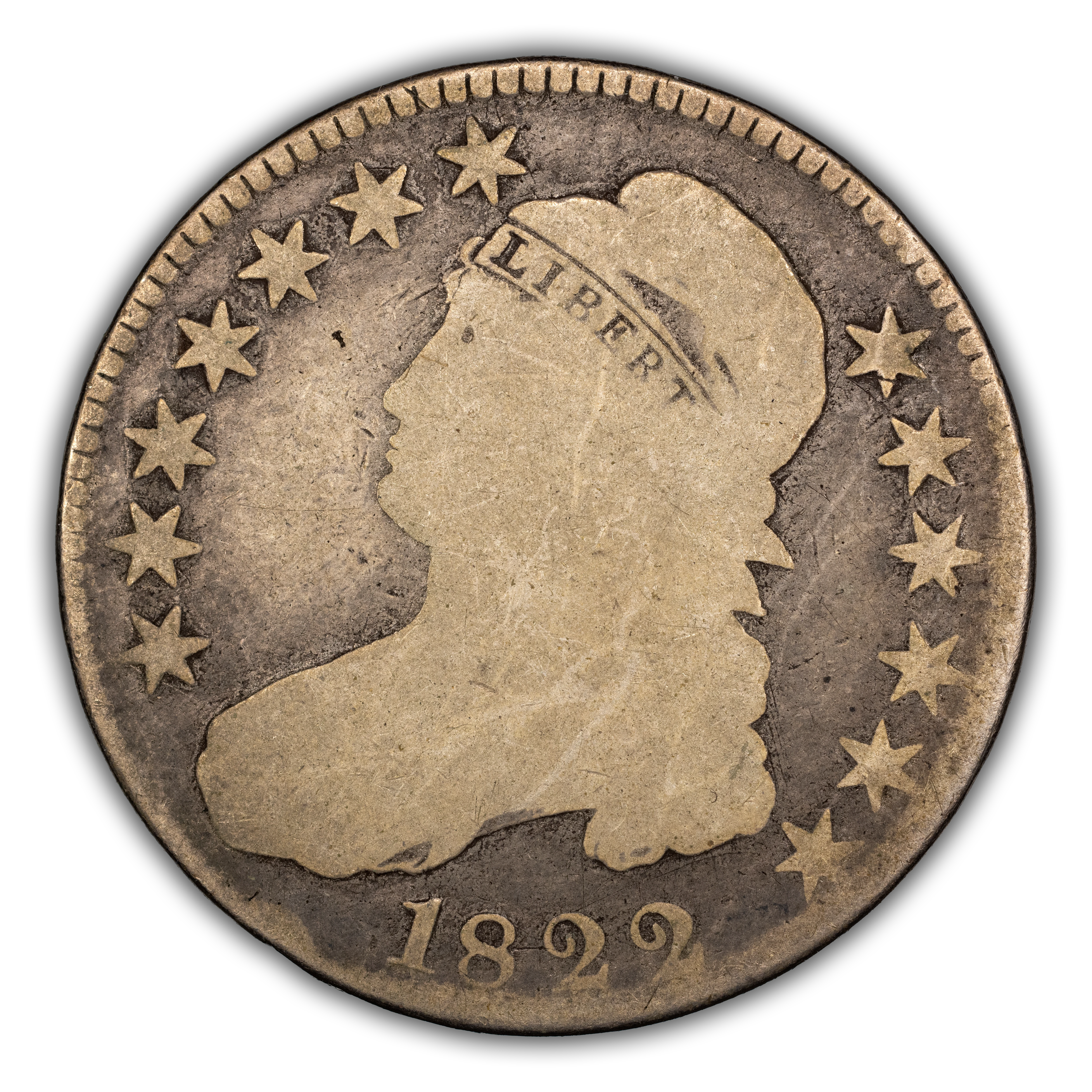 1822 50c O-103 MS
