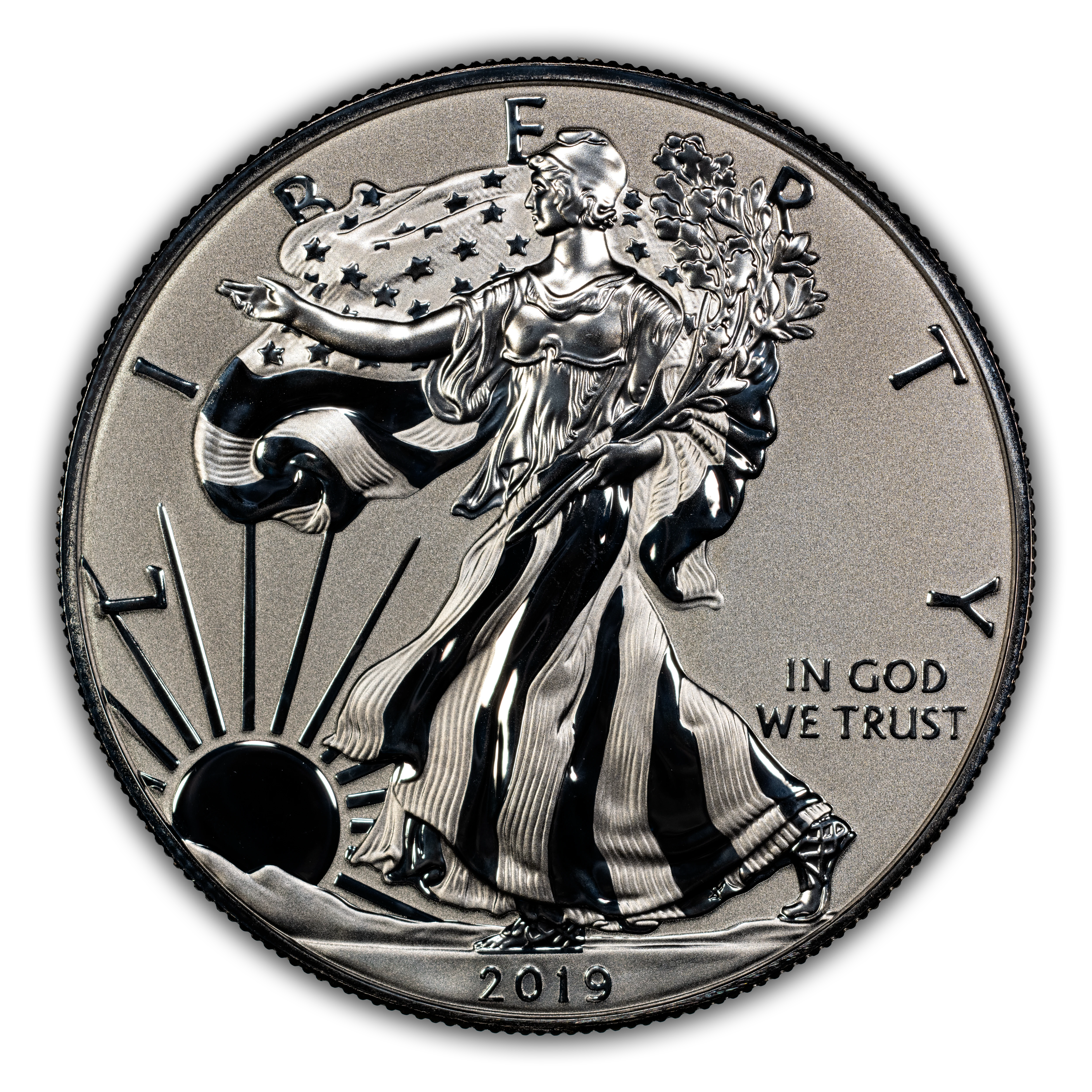 2019-S $1 Silver Eagle, Enhanced Reverse Proof PR