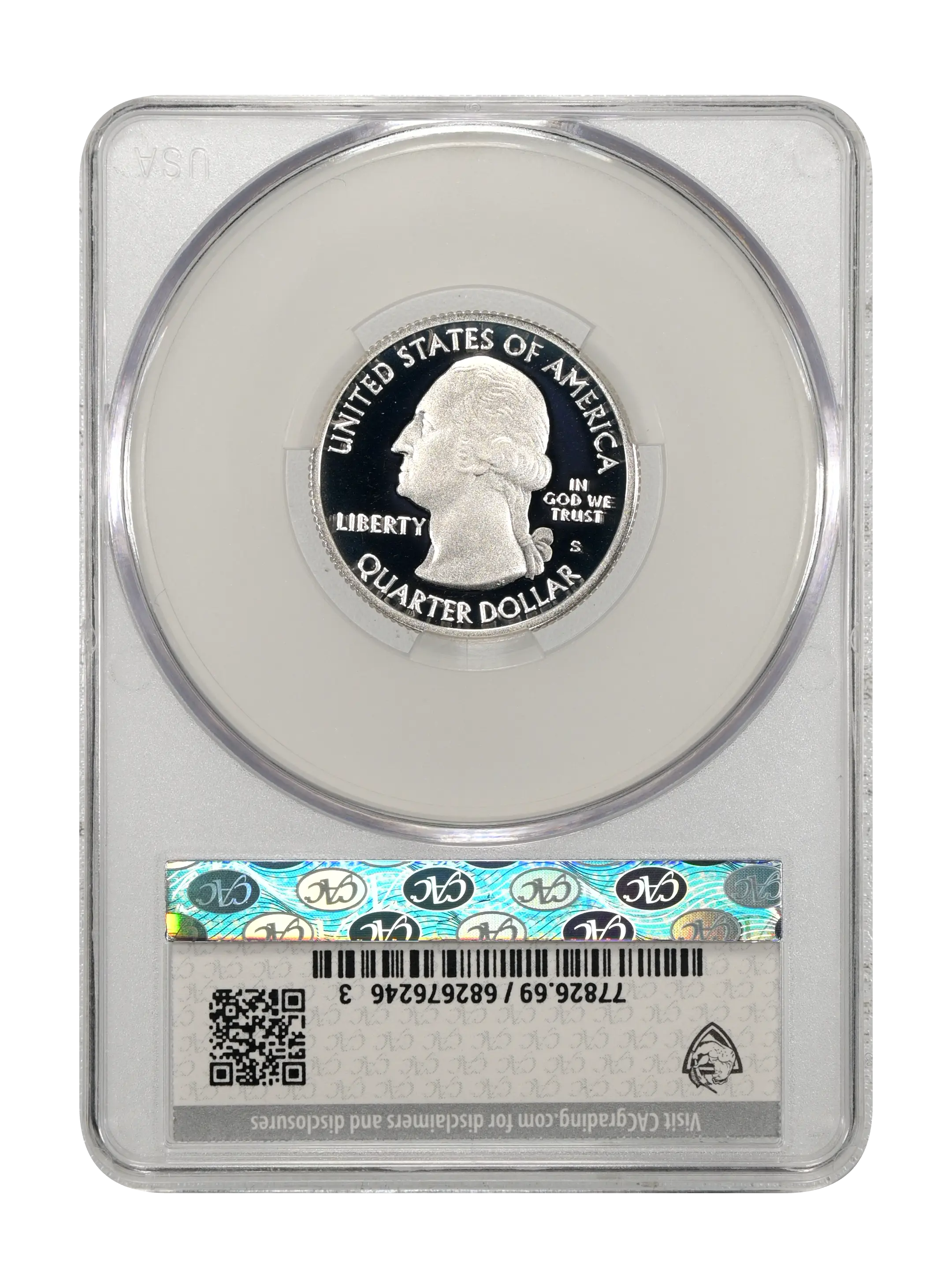2015-S 25c Kisatchie, Silver PR DCAM
