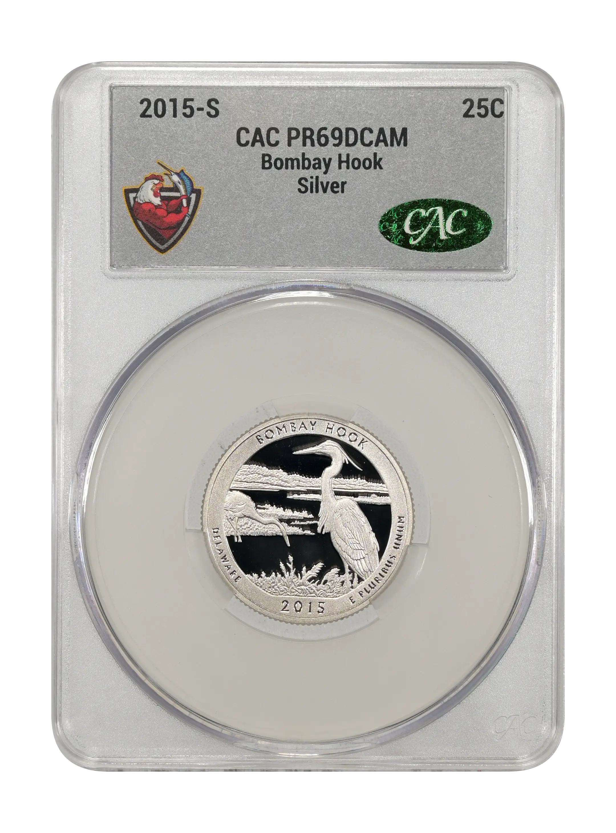 2015-S 25c Bombay Hook, Silver PR DCAM