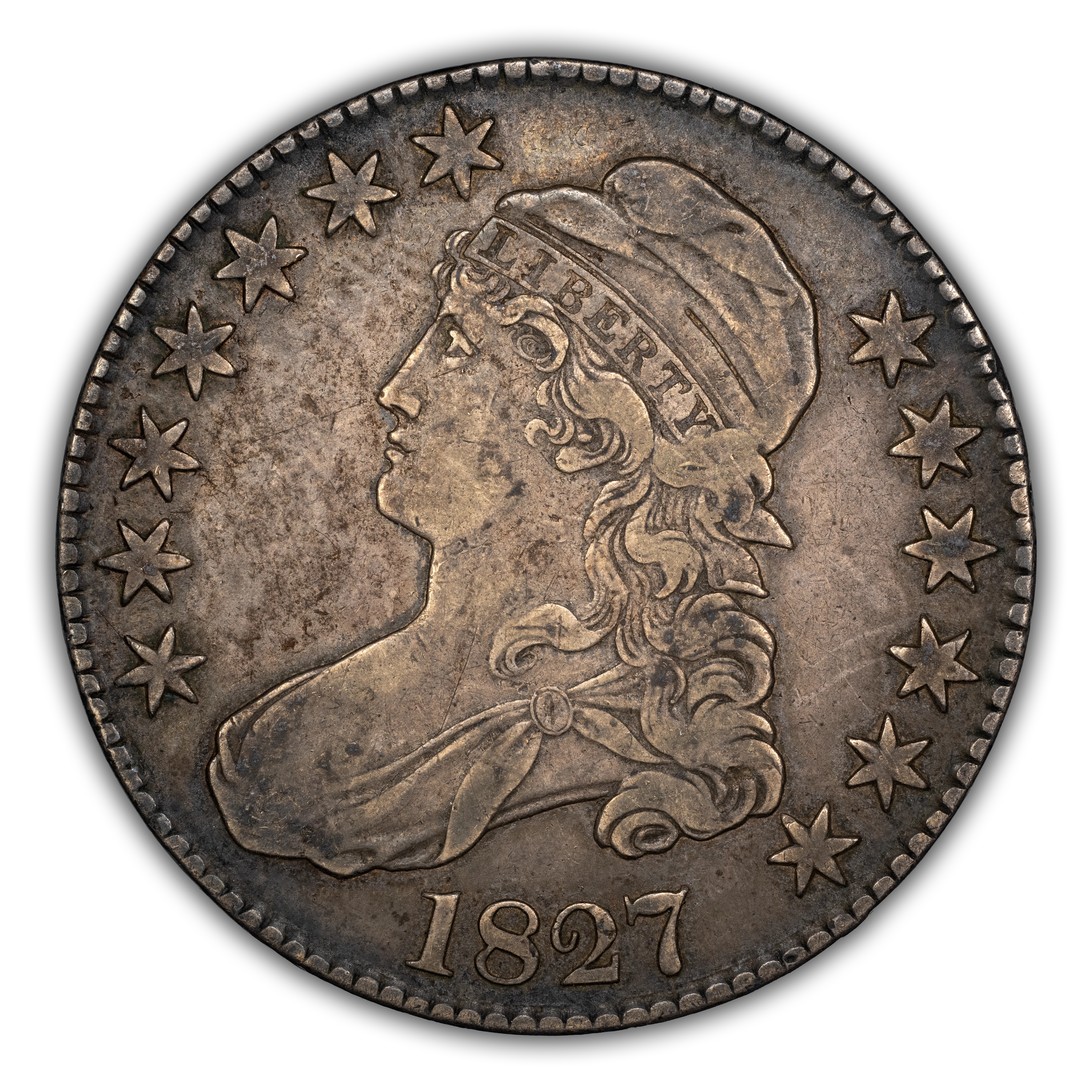 1827 50c Square Base 2, O-116 MS