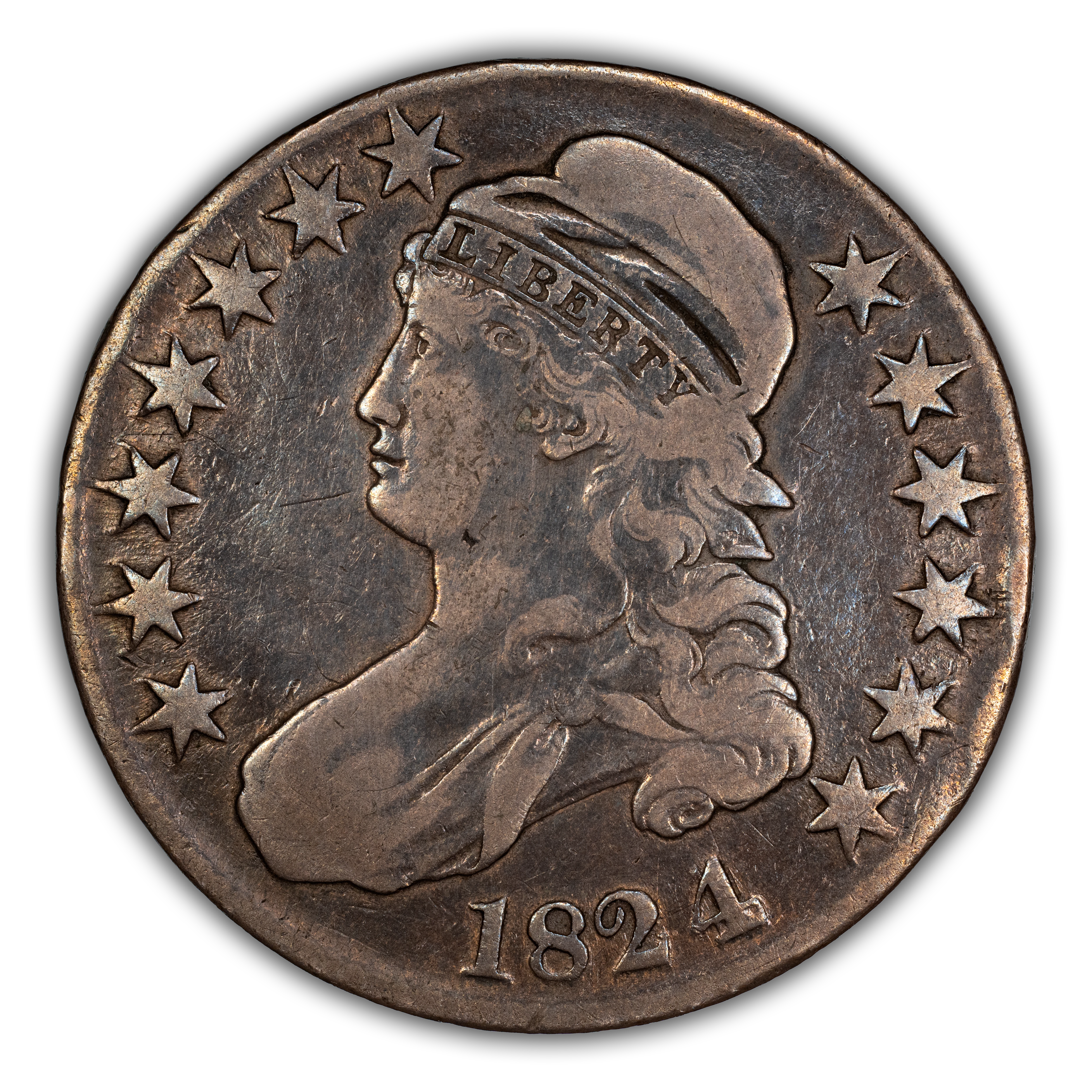 1824/4 50c O-110 MS