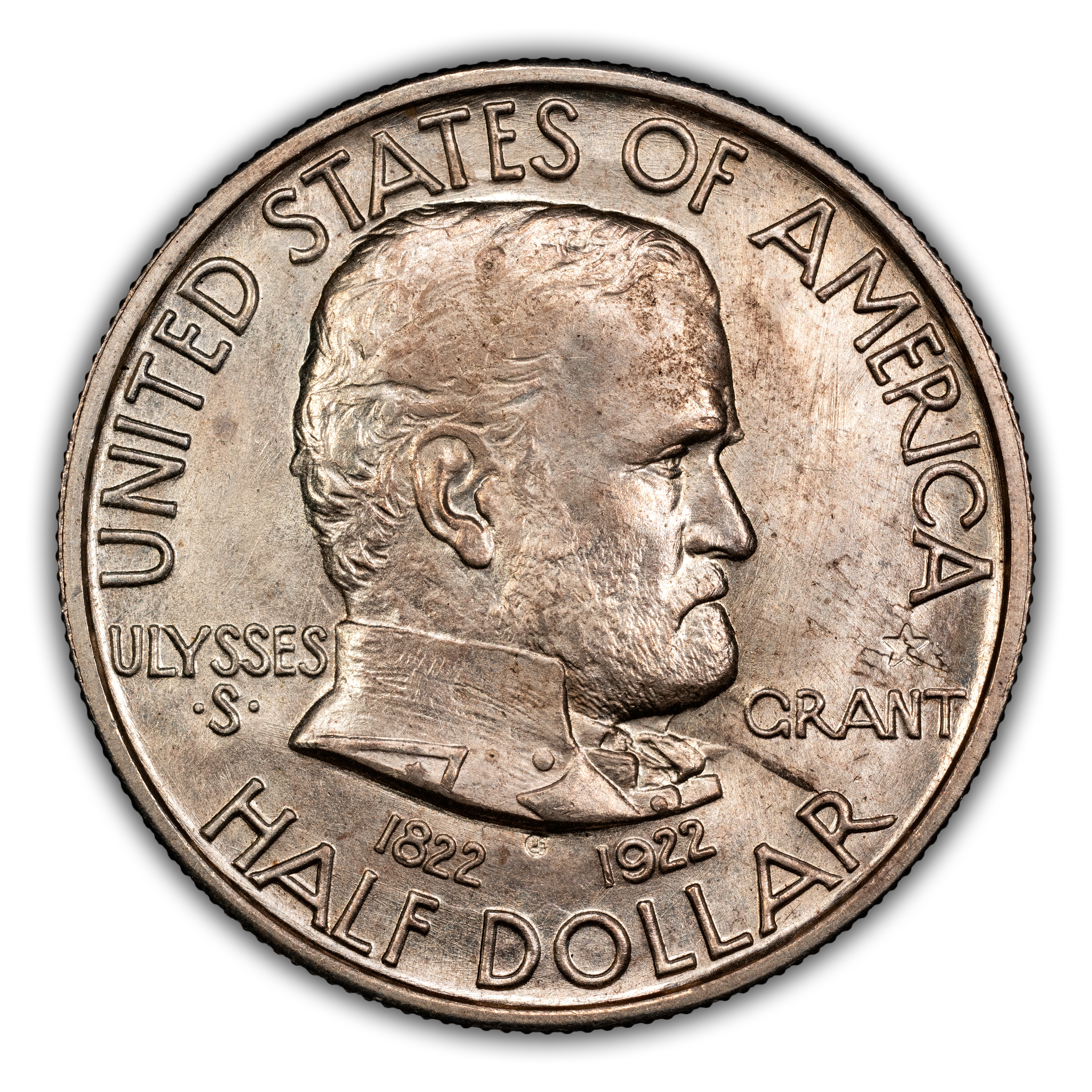 1922 50c Grant Memorial, with Star MS